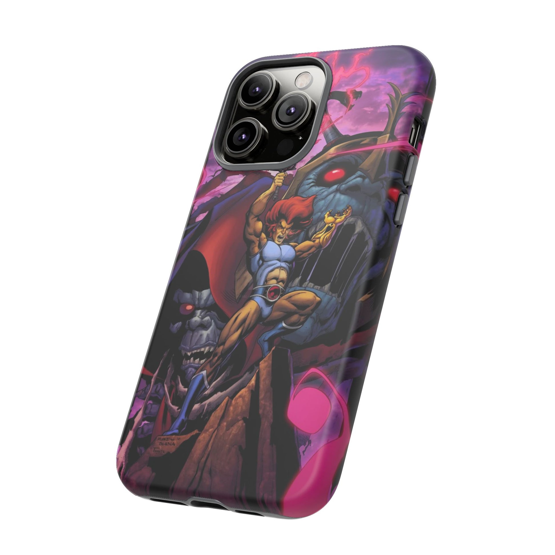Thundercats Lion O x Mumra Tough Cases for iPhones, Samsung, and Pixel