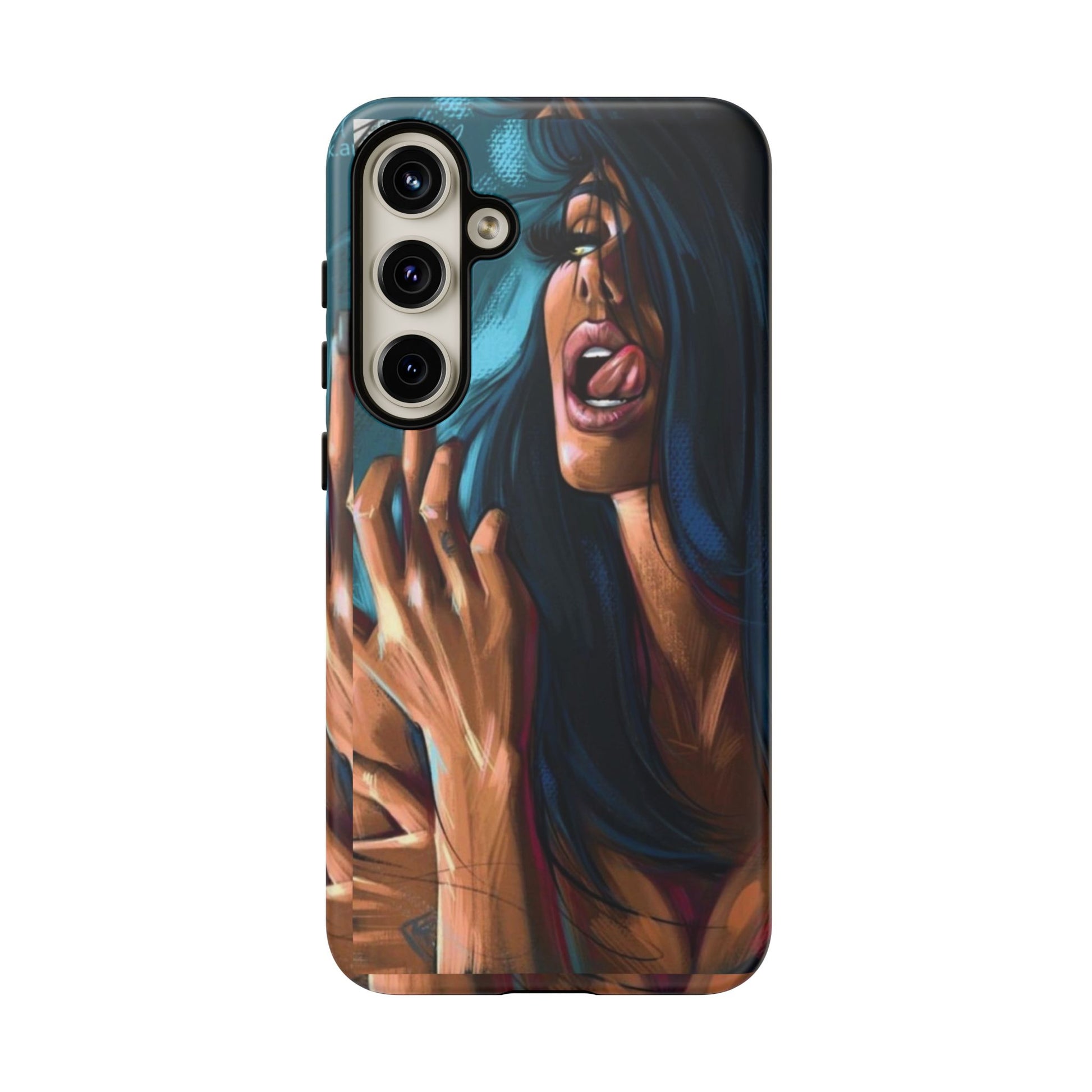Tough Girl Theme Urban Design Cases for iPhones, Samsung, and Pixel