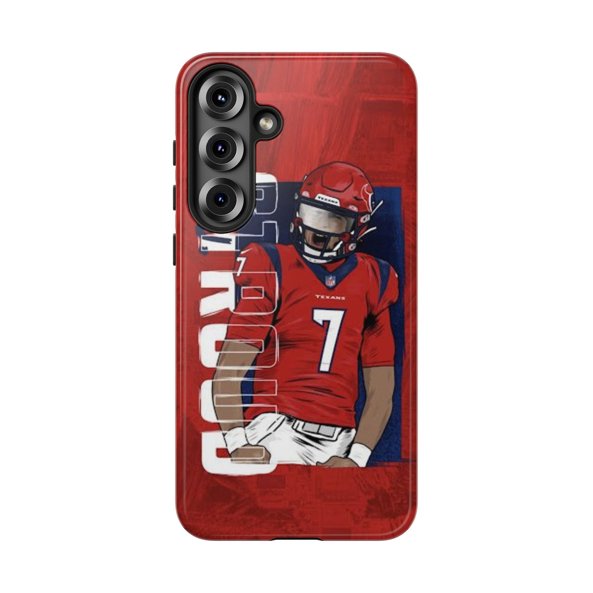 Houston Texans Football CJ Stroud Tough Cases for iPhones, Samsung, and Pixel