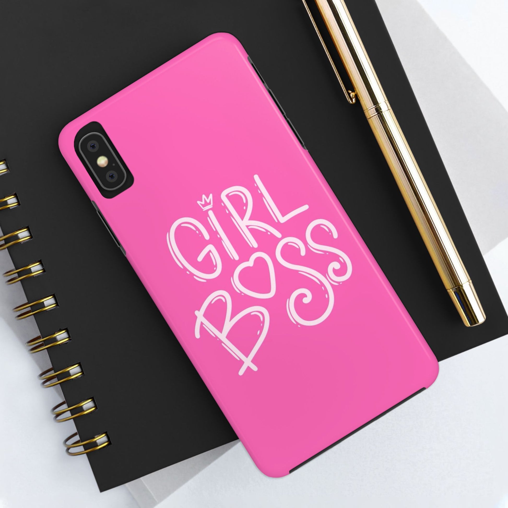 Girl Boss Girly Theme Phone Cases for iPhones & Samsung Phones