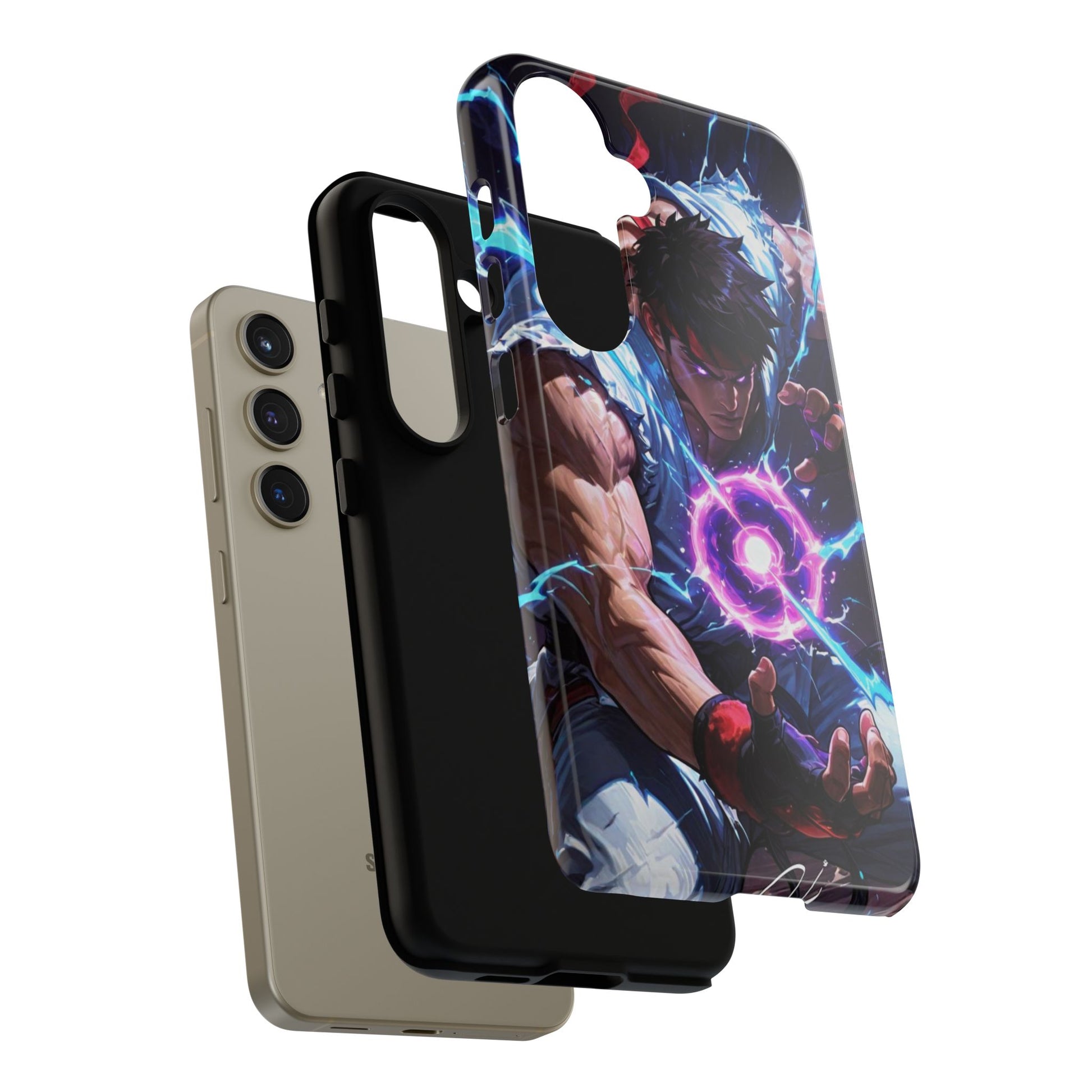 Street Fighter Ryu Gamer Art Tough Cases for iPhones, Samsung, and Pixel