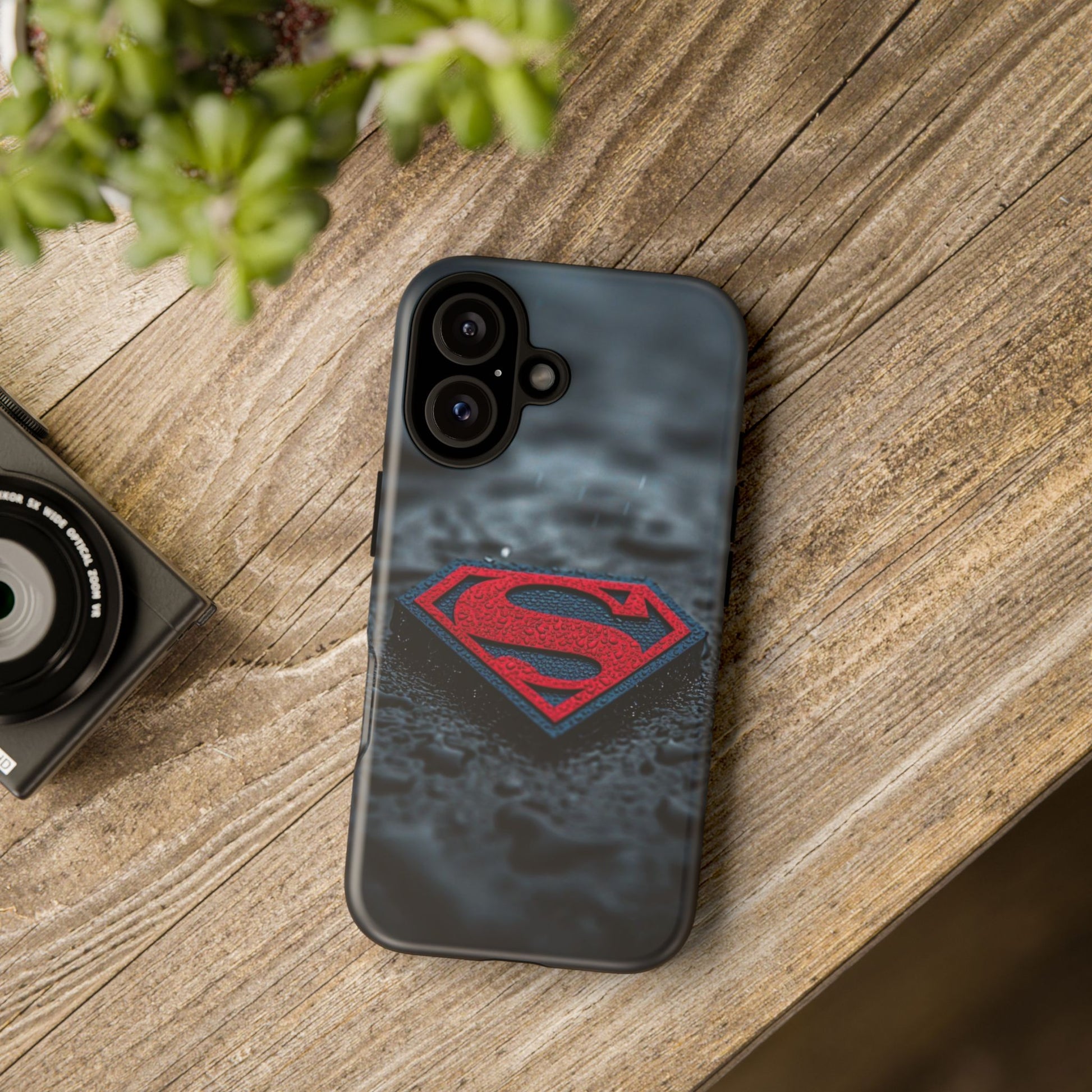 Superman Logo Tough Cases for iPhones, Samsung, and Pixel