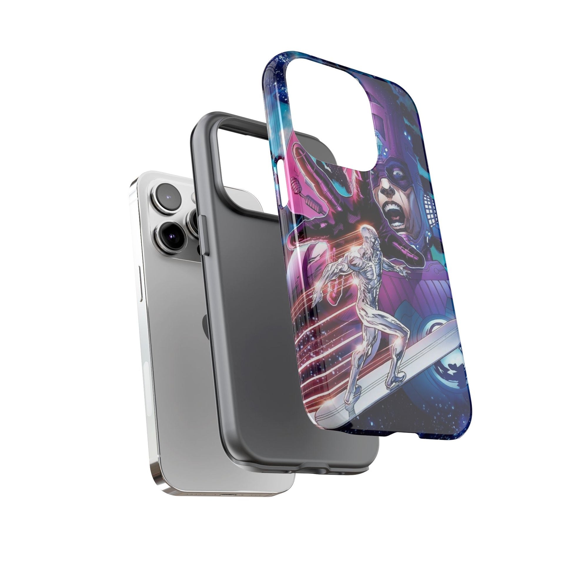 Galactus x Silver Surfer Marvel Phone Case, Tough Cases for iPhones, Samsung, and Pixel