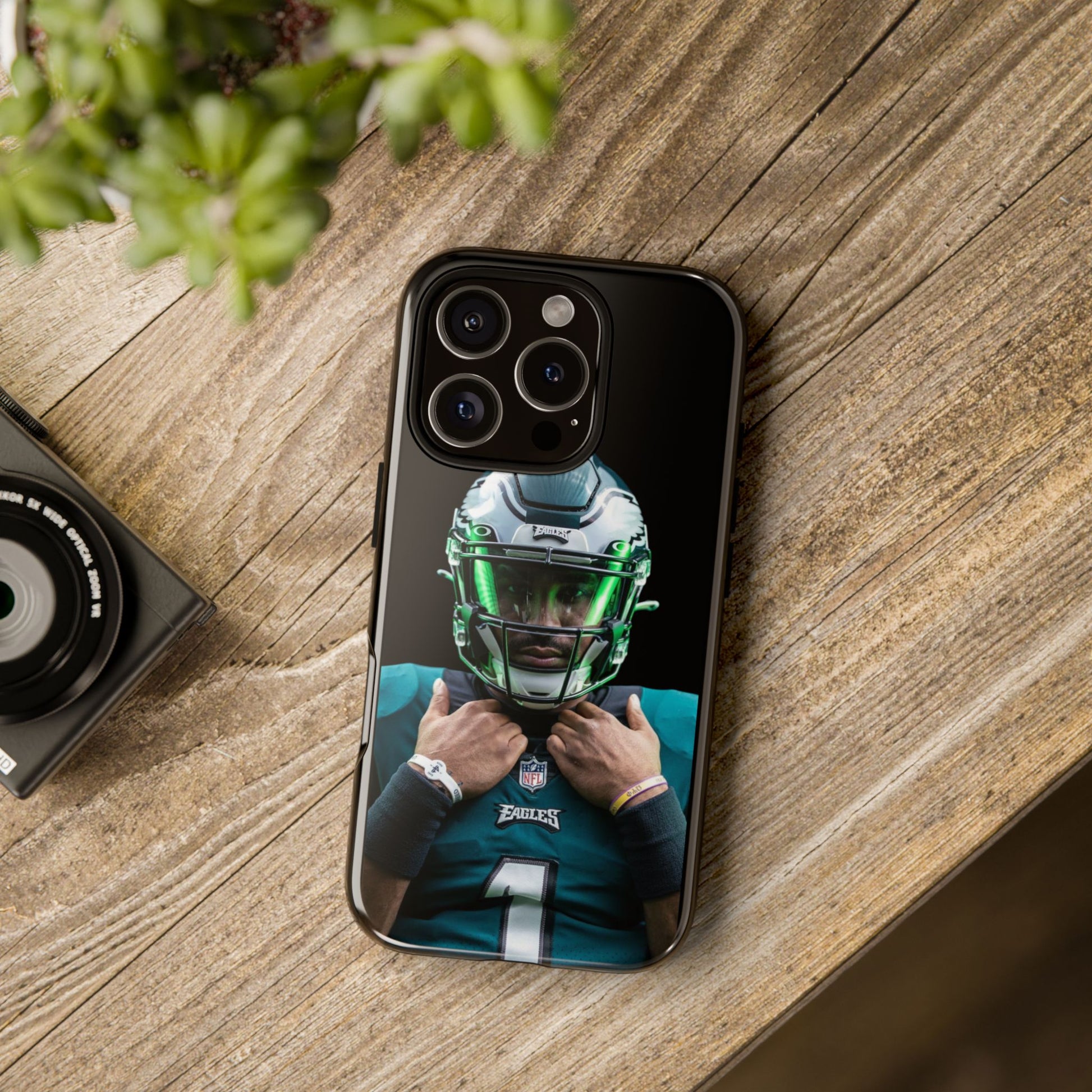 Eagles Football Jalen Hurts Tough Cases for iPhones, Samsung, and Pixel