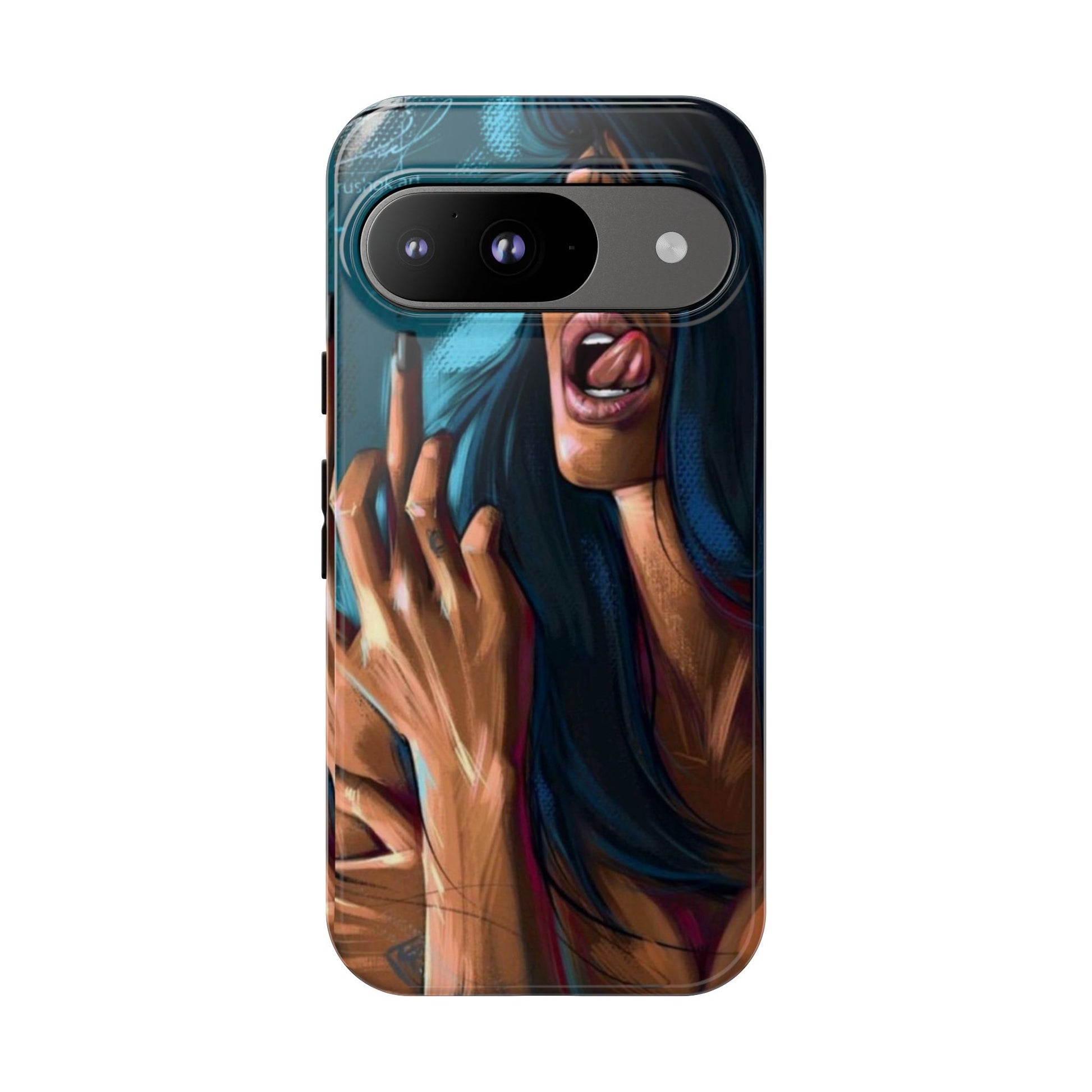 Tough Girl Theme Urban Design Cases for iPhones, Samsung, and Pixel