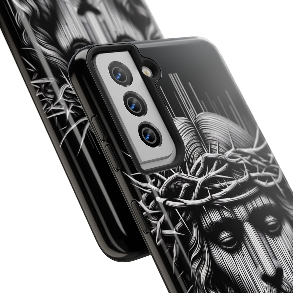 Jesus The King Crown Christian Phone Cases for iPhones & Samsung Phones