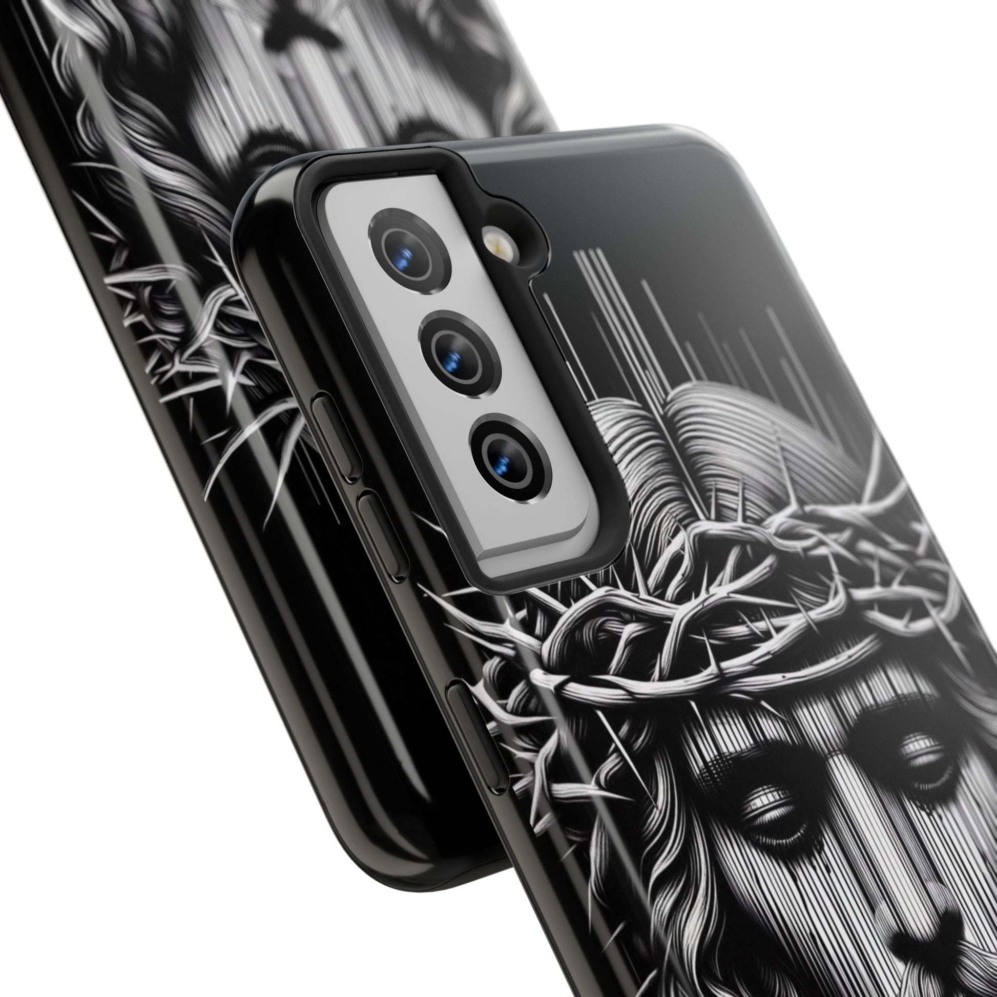 Jesus The King Crown Christian Phone Cases for iPhones & Samsung Phones