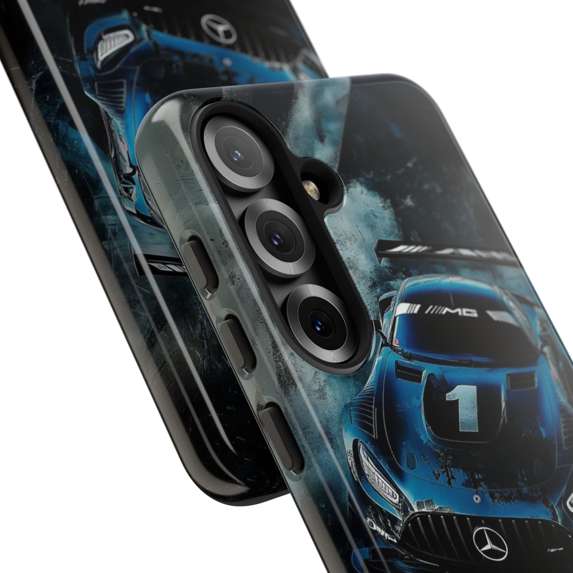 Mercedes AMG Racing Car Tough Cases for iPhones, Samsung, and Pixel