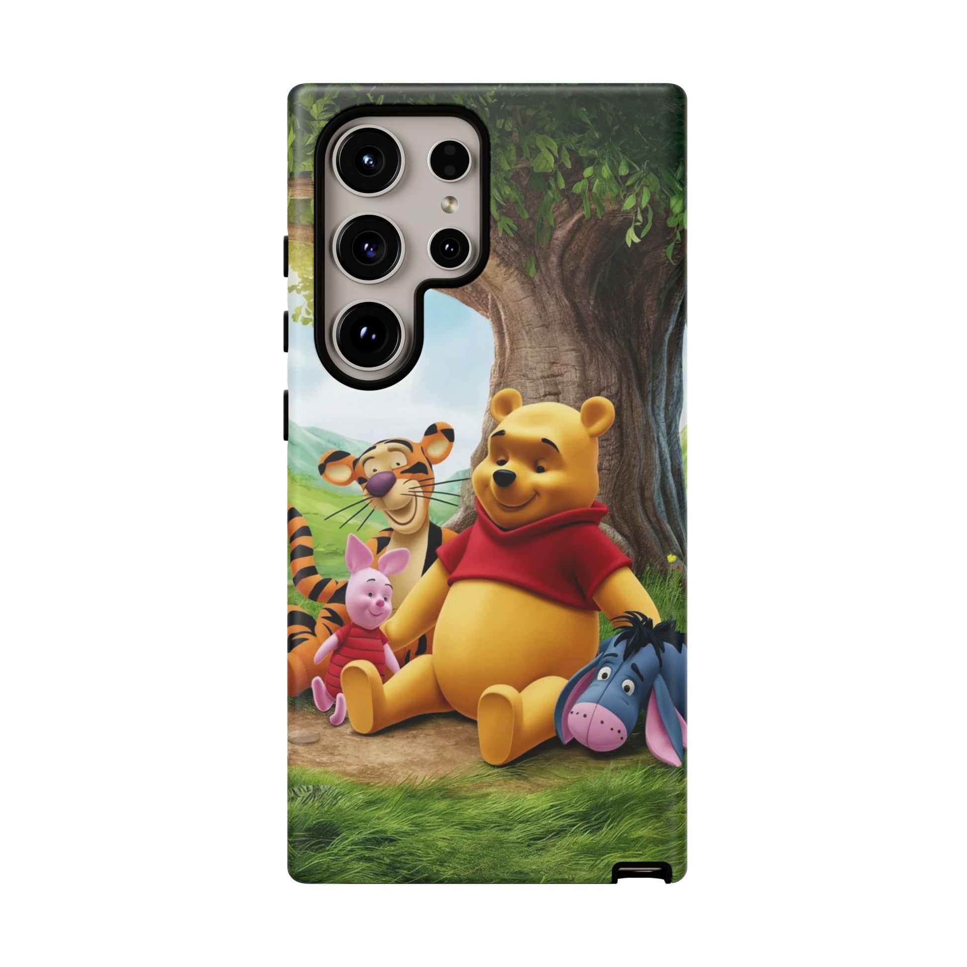 Cute Pooh Bear Phone Case, Tough Cases, Disney Phone for iPhones, Samsung, and Pixel