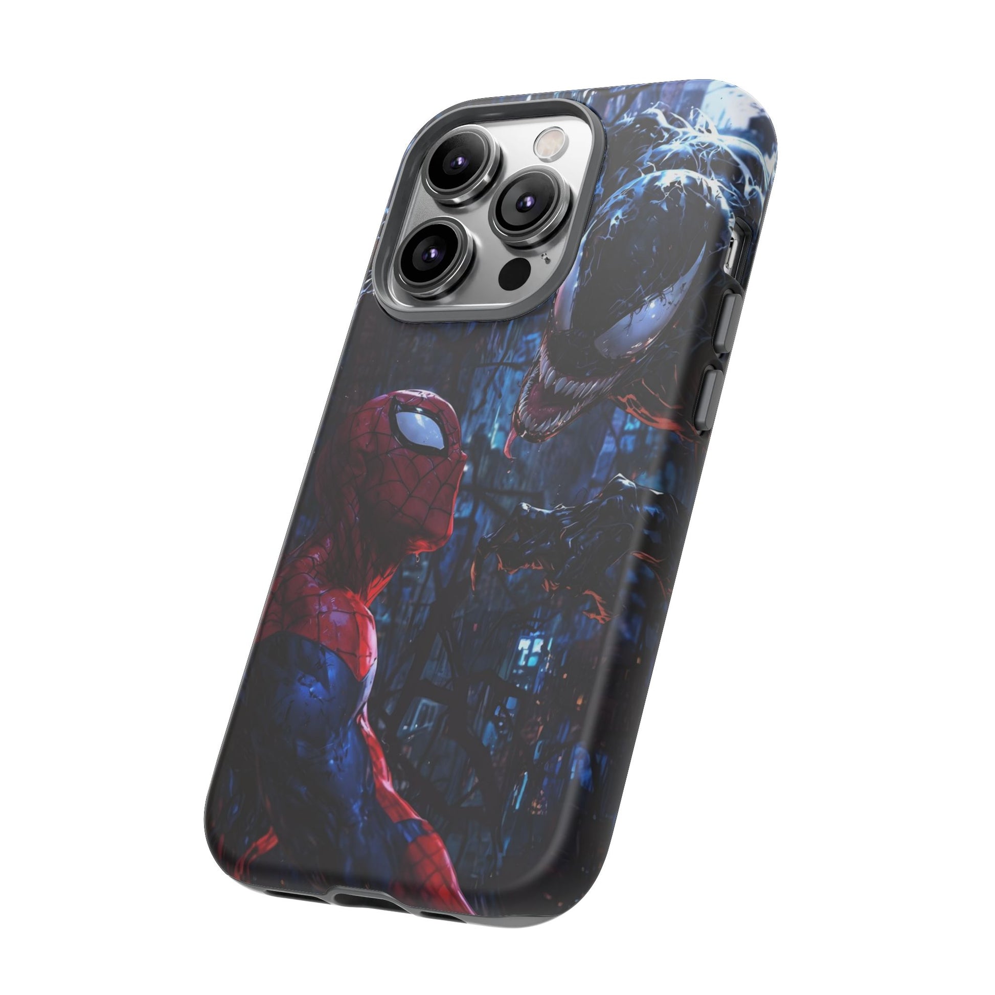 Venom x Spiderman Phone Case, Tough Cases for iPhones, Samsung, and Pixel