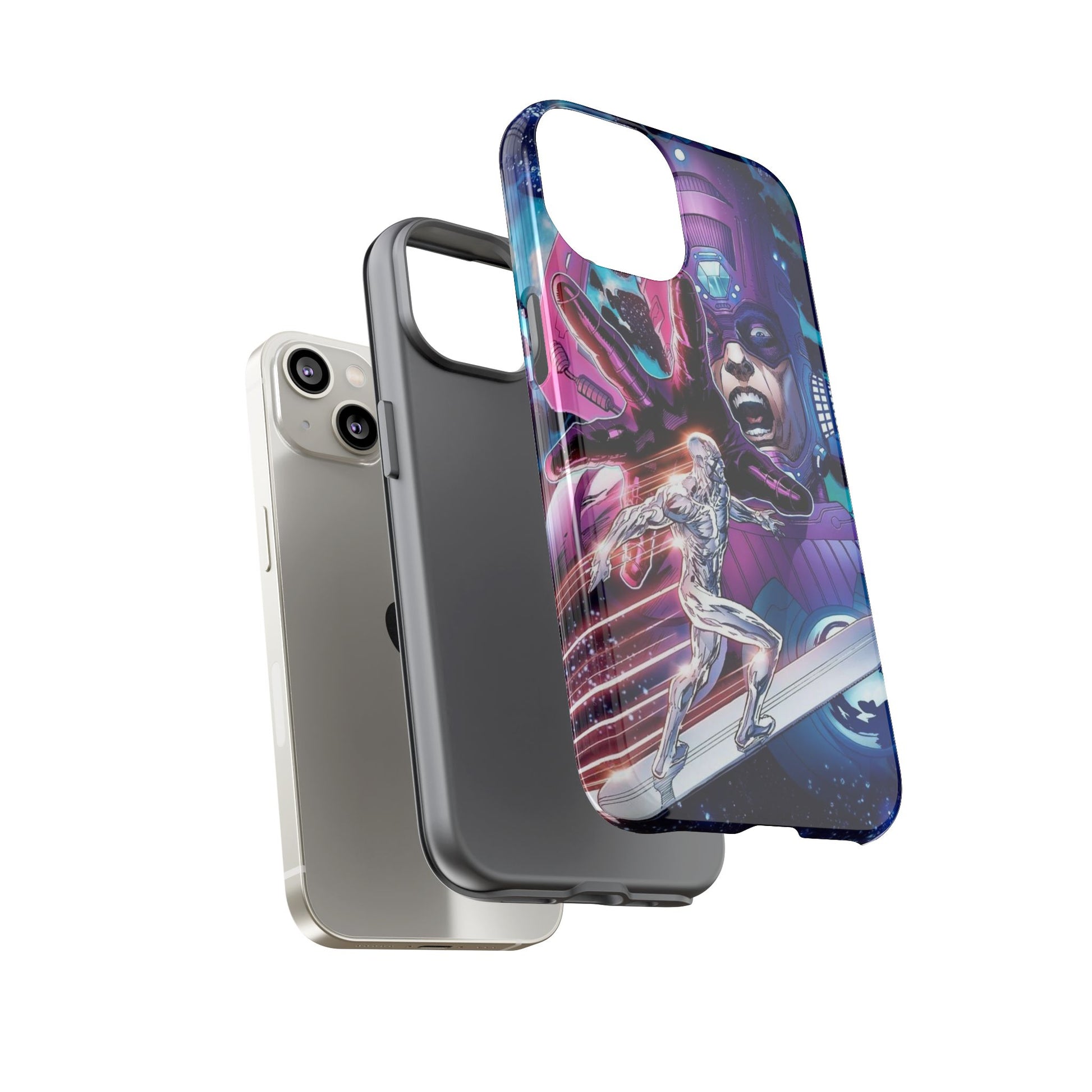 Galactus x Silver Surfer Marvel Phone Case, Tough Cases for iPhones, Samsung, and Pixel