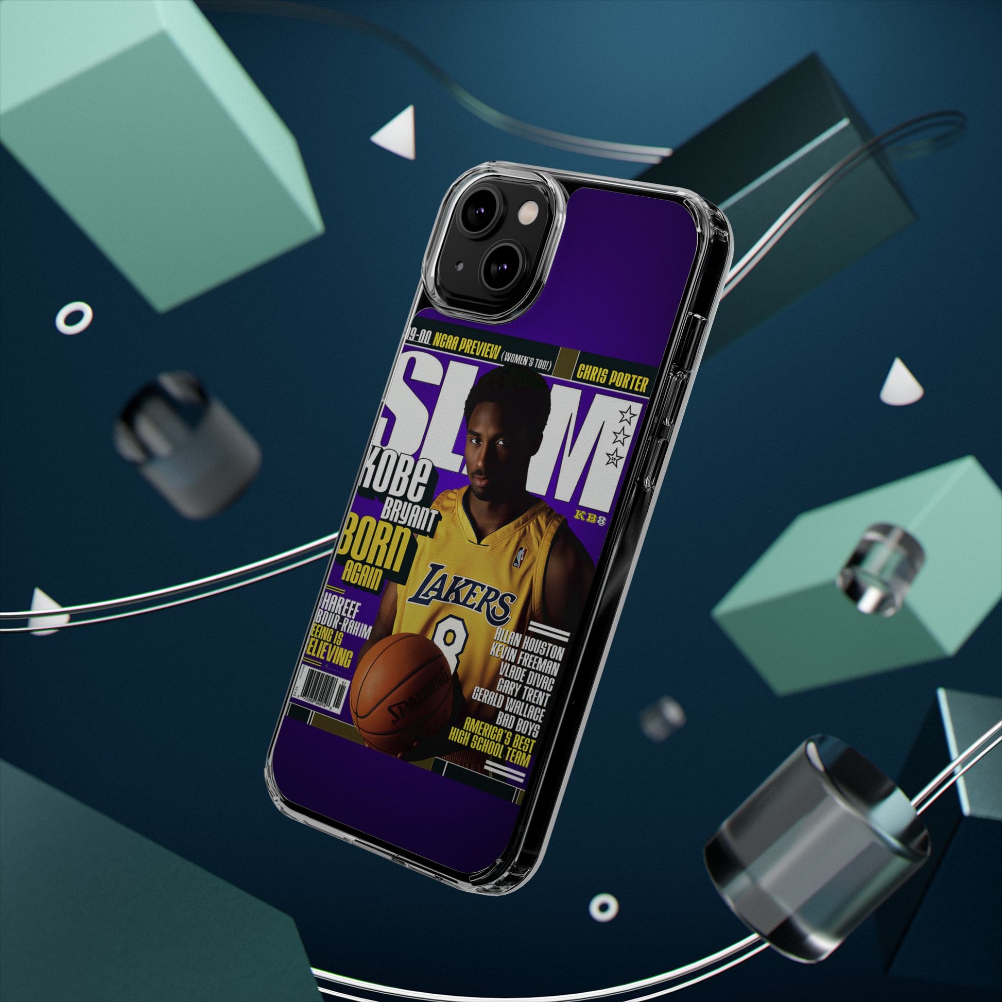 SLAM Cover Kobe Basketball Inspired design Clear Phone Cases