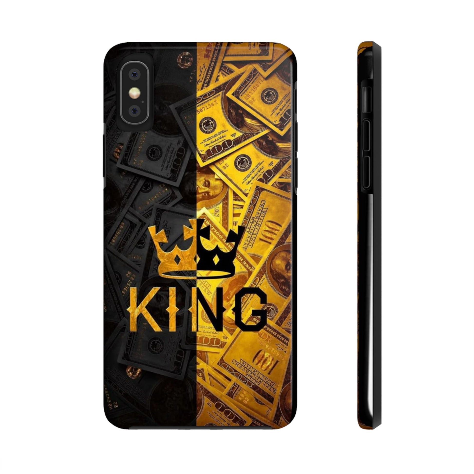 King of Money Urban Design Tough Phone Cases for Select iPhones & Samsung Phones