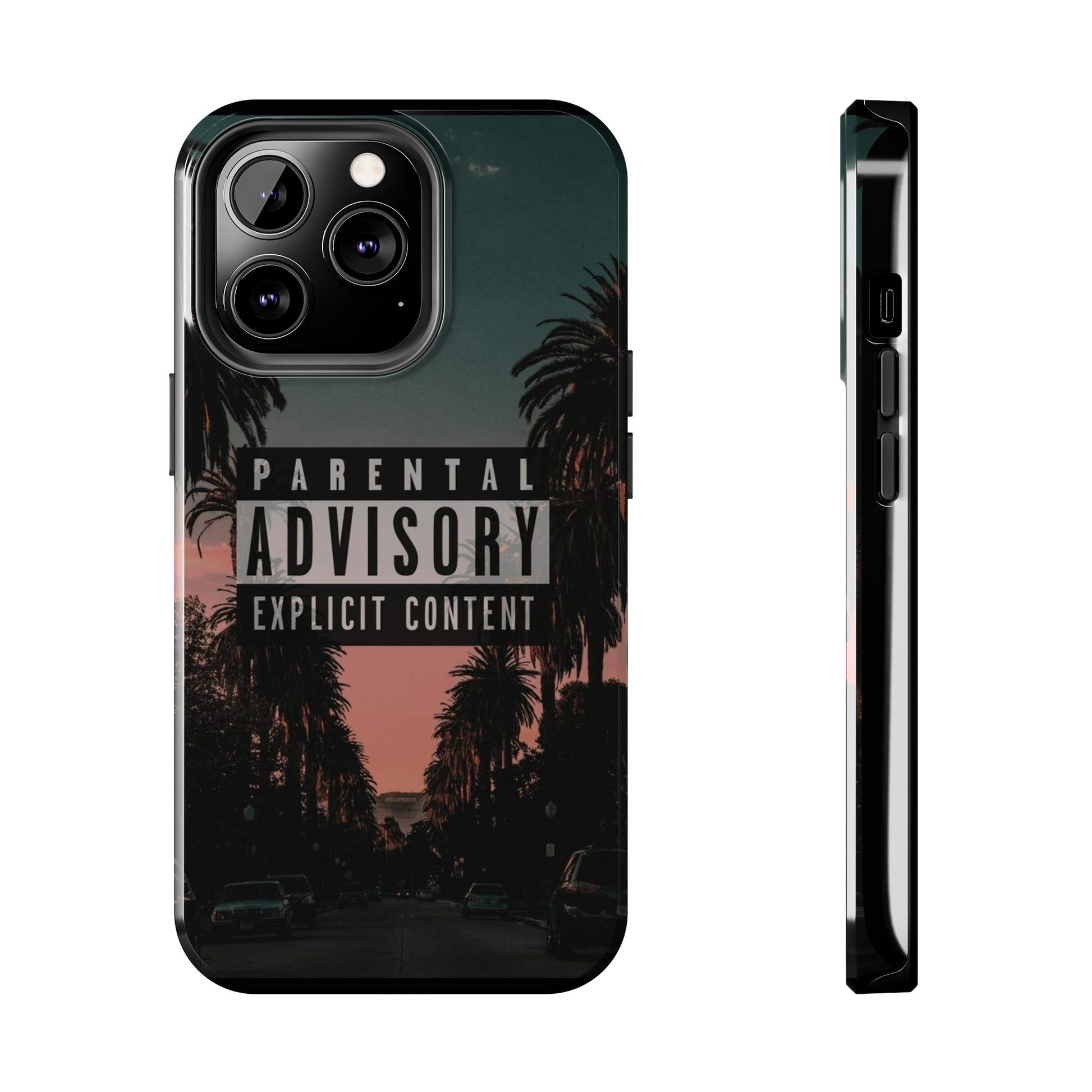 Parental Advisory Tough Phone Cases for Iphones & Samsung Durable
