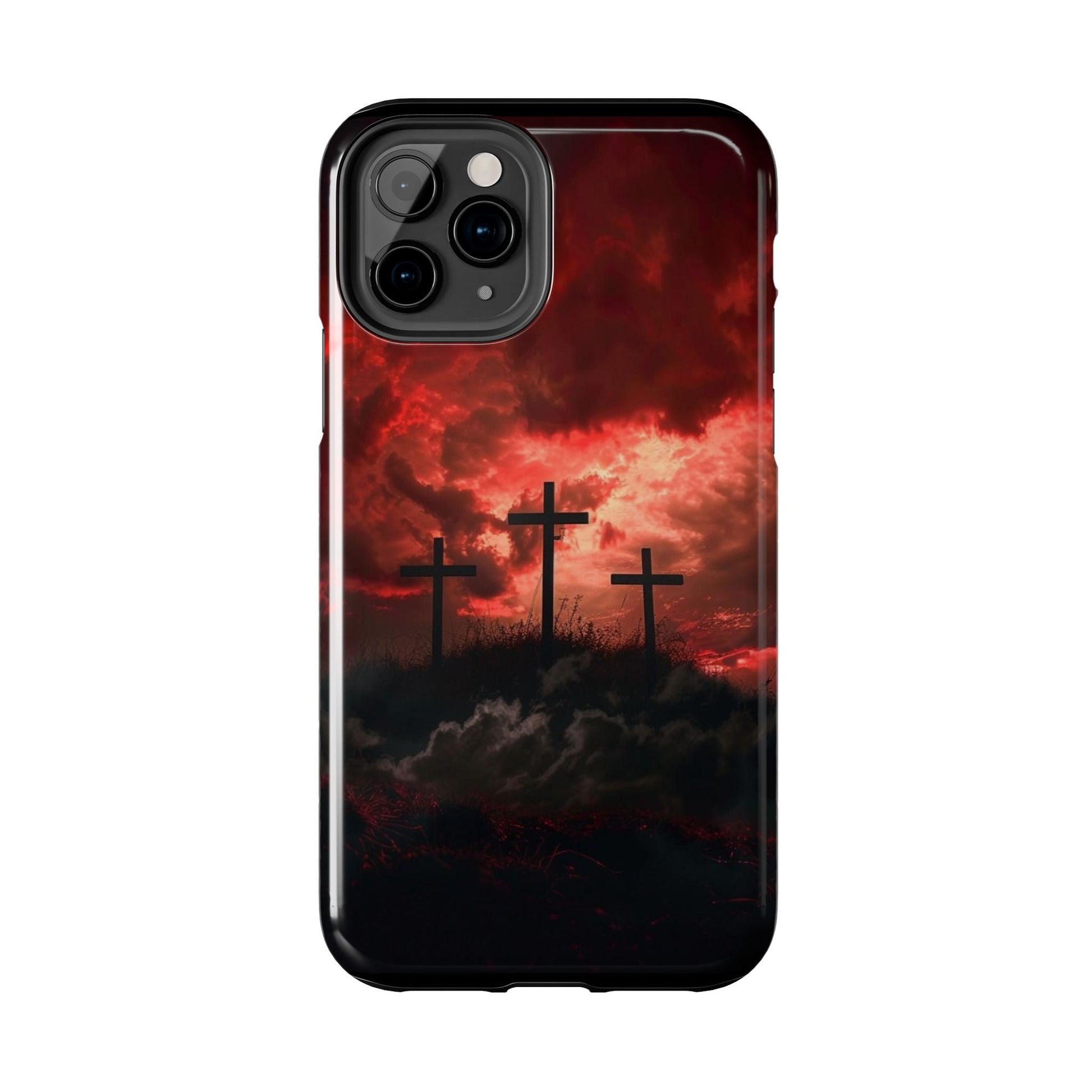 Crosses at Golgotha Christian Cases for iPhones & Samsung Phones