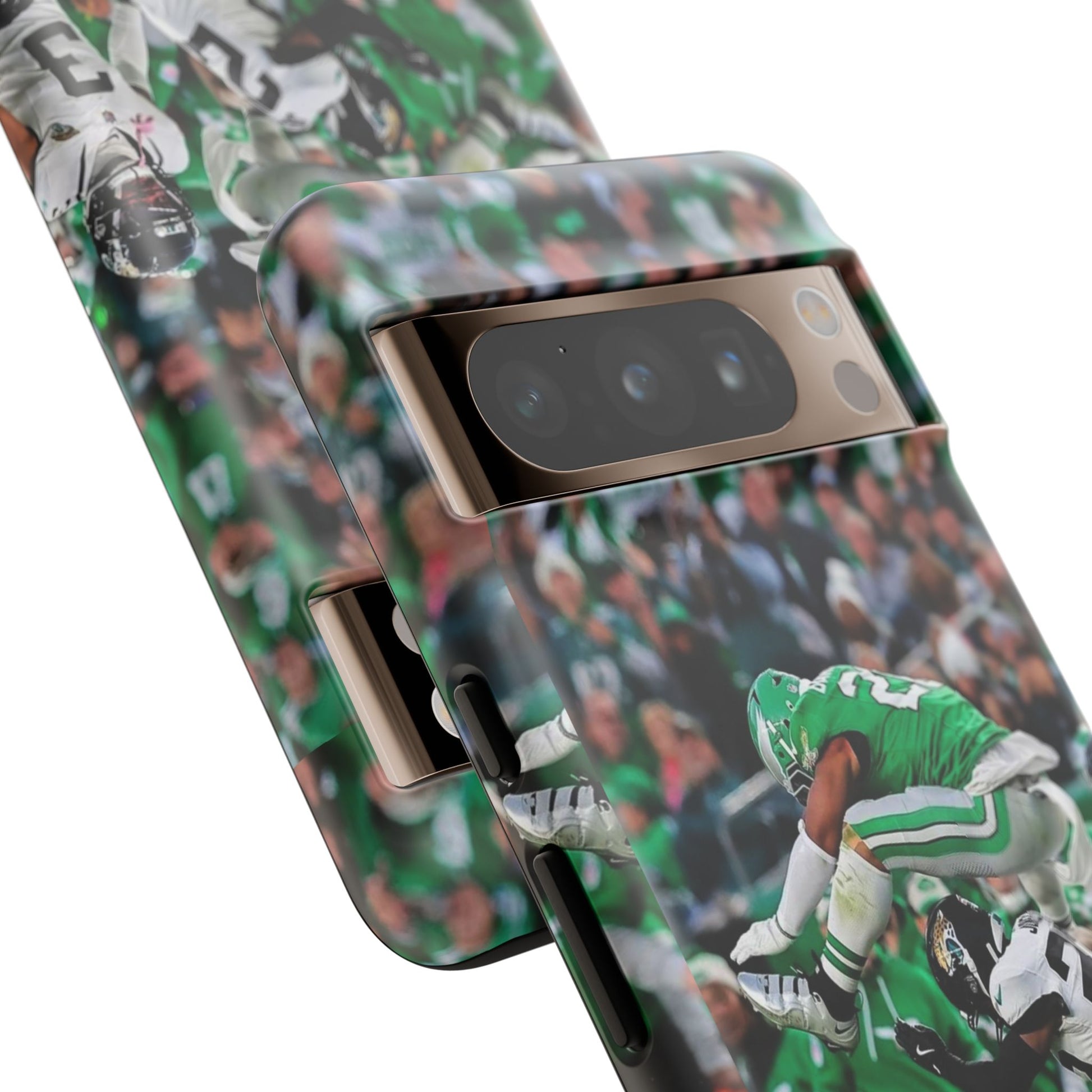 Saquon Barkley The Huddle Eagles Football Tough Cases for iPhones, Samsung, and Pixel