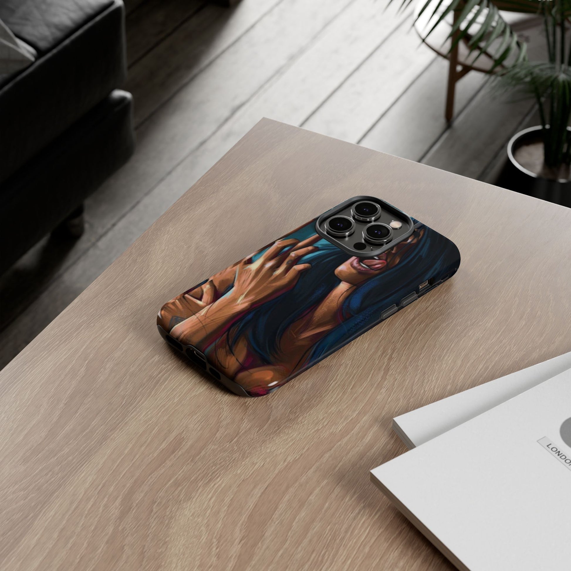 Tough Girl Theme Urban Design Cases for iPhones, Samsung, and Pixel