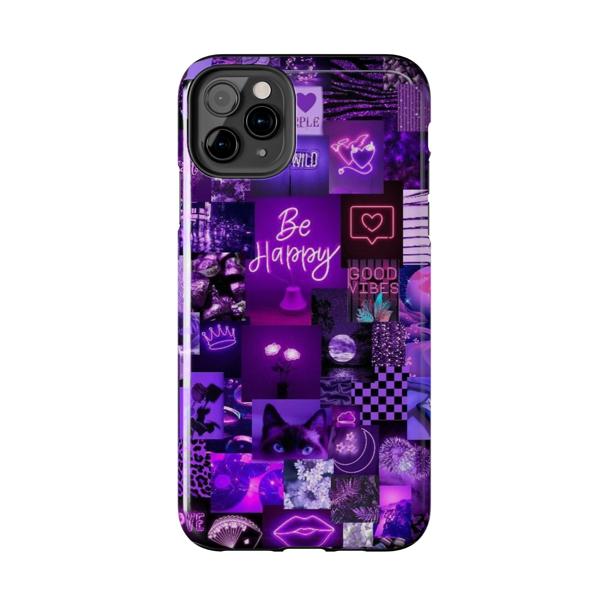Be Happy Themed Tough Phone Cases for Iphones & Samsung Phones