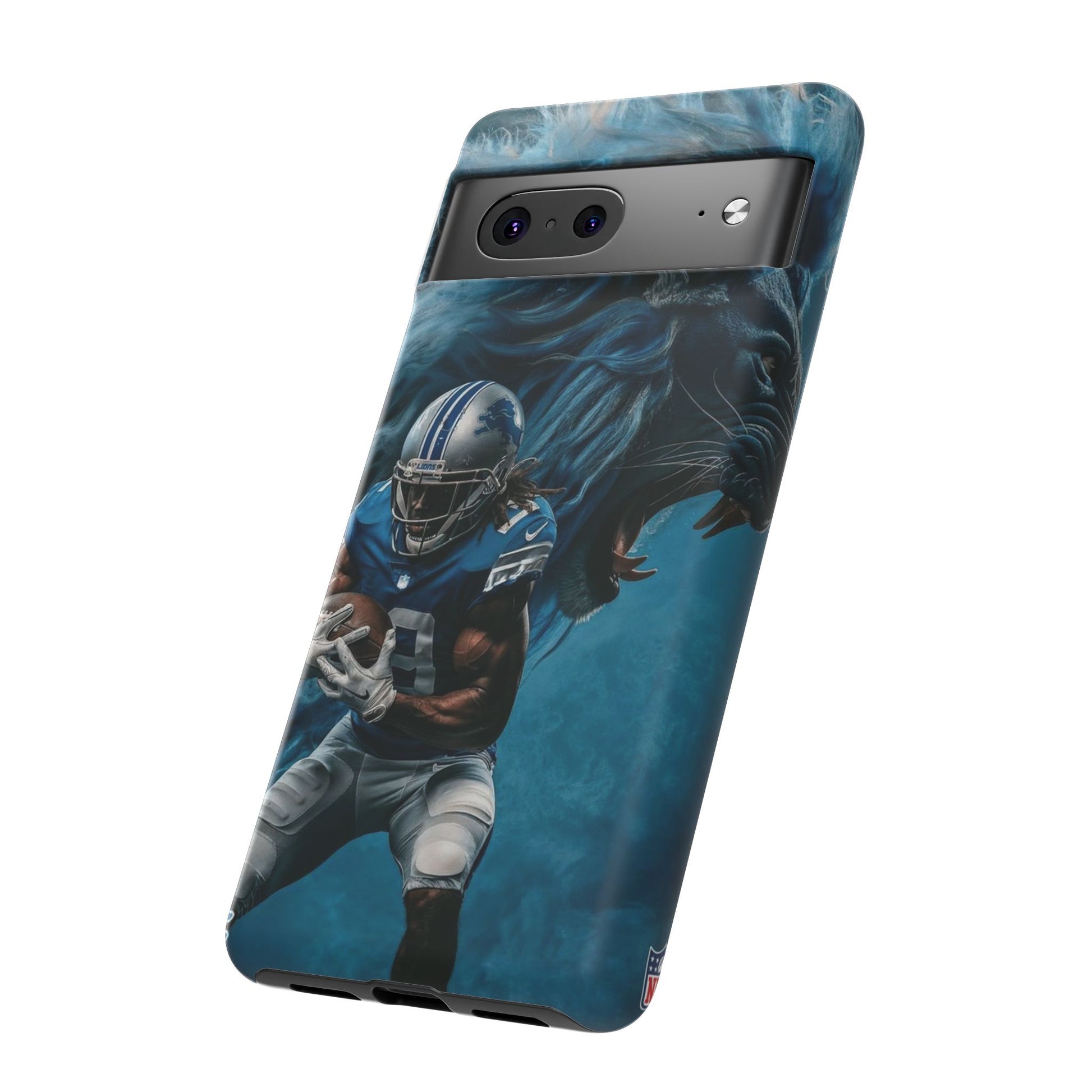Detroit Lions Player Football Phone Case, Tough Cases for iPhones, Samsung, and Pixel