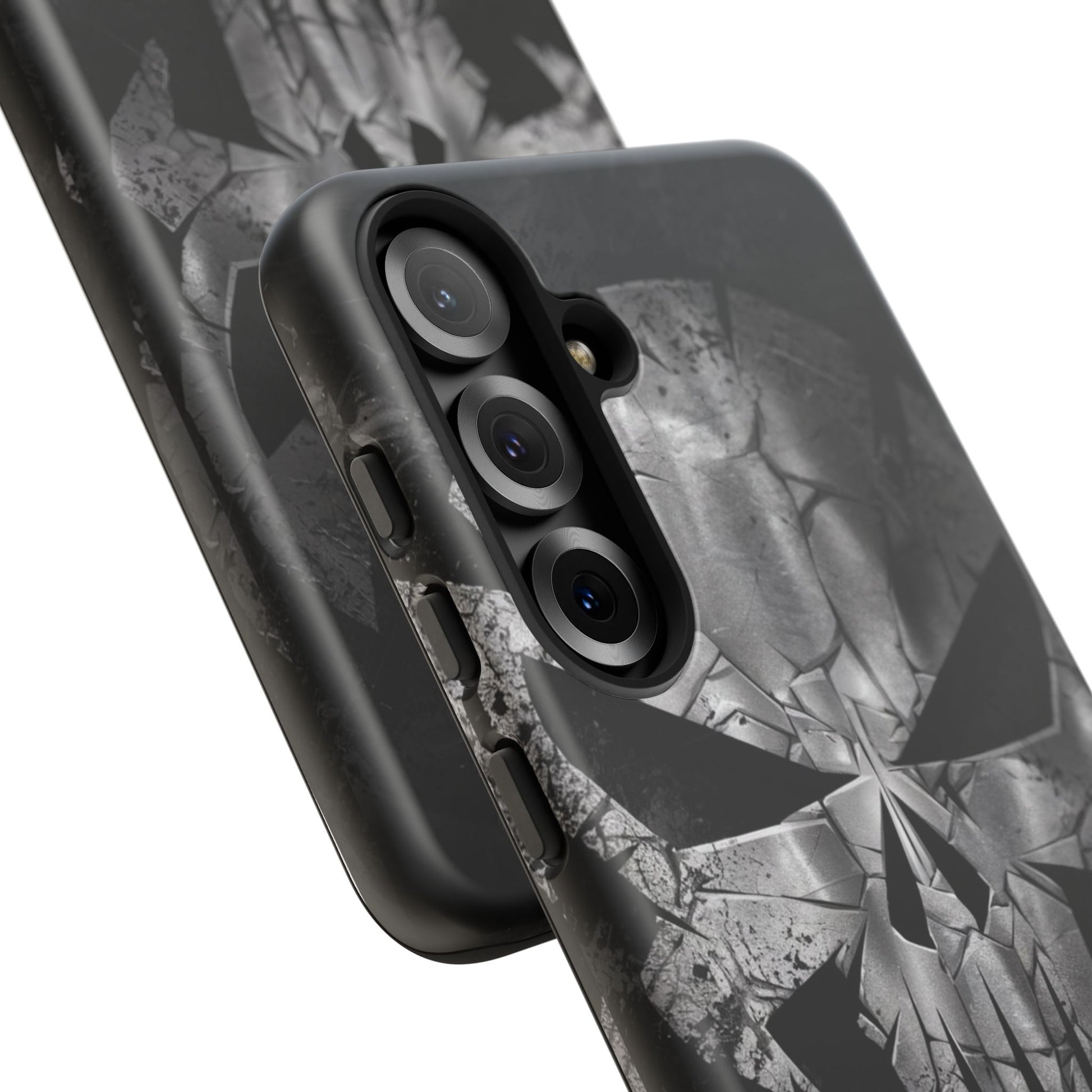 The Punisher Logo Art Tough Cases for iPhones, Samsung, and Pixel