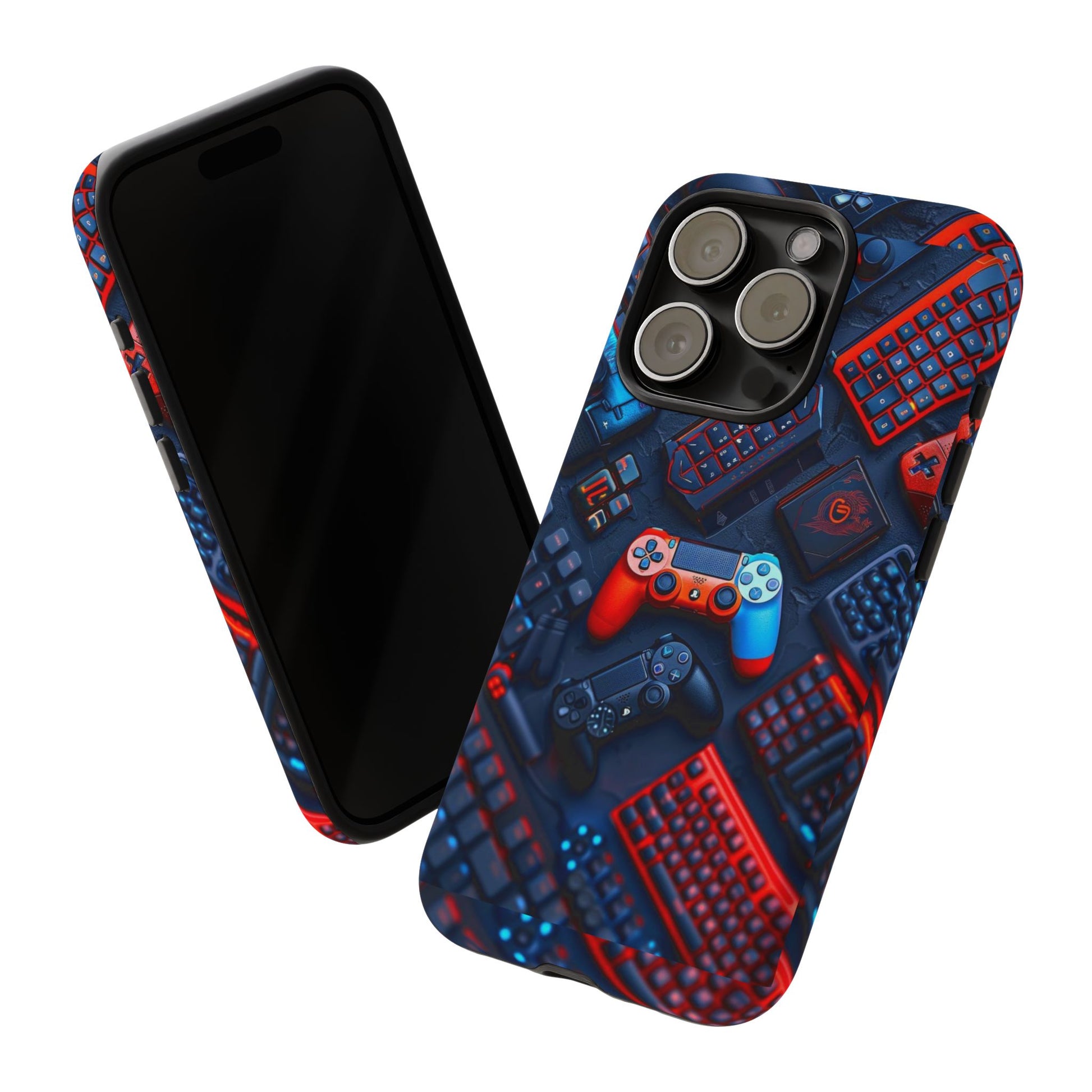 Gamer Themed Controllers Tough Cases for iPhones, Samsung, and Pixel