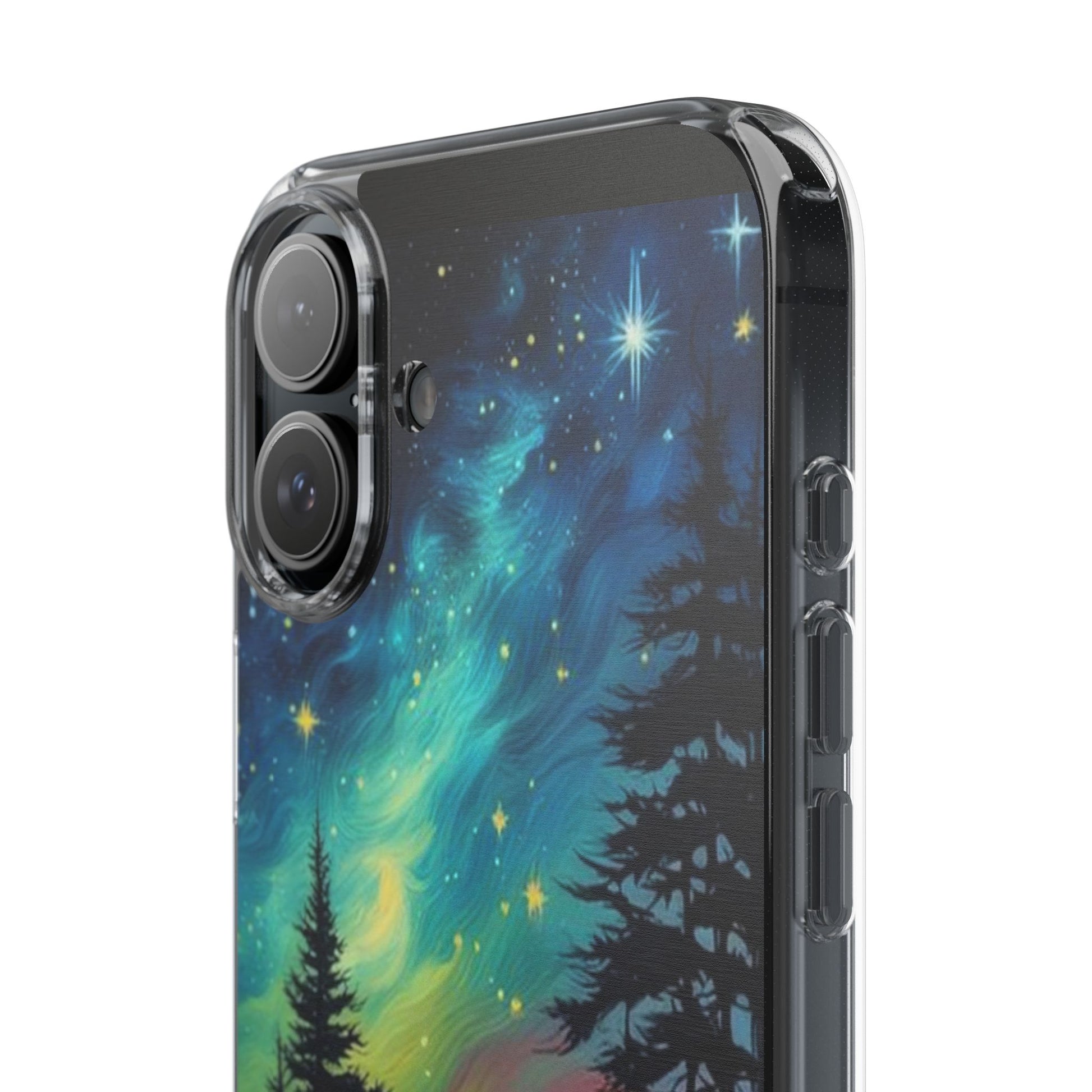 Starry Night Style Forest Art Iphone, Samsung case