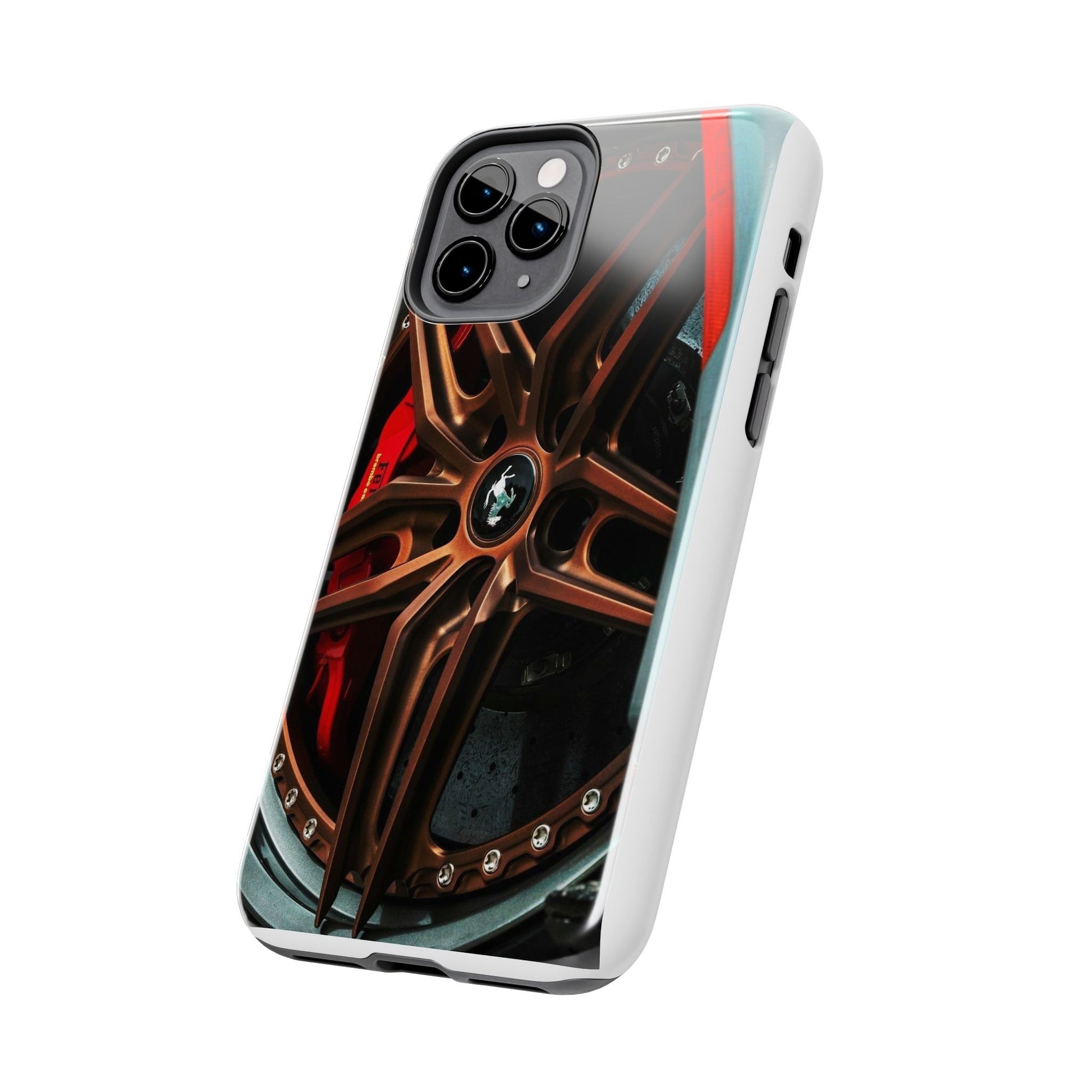 Sports Car Racing Wheel tough Phone Cases for Iphones & Samsung Durable