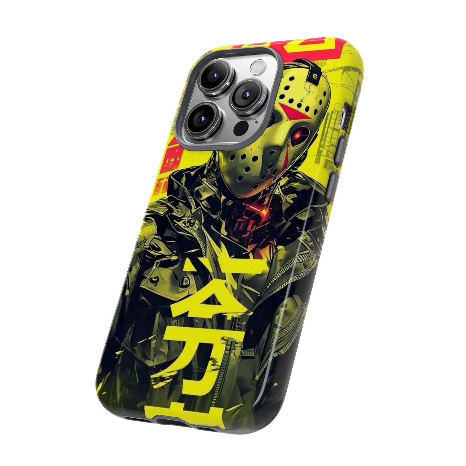 Cyberpunk X Jason Voorhees Tough Cases for iPhones, Samsung, and Pixel