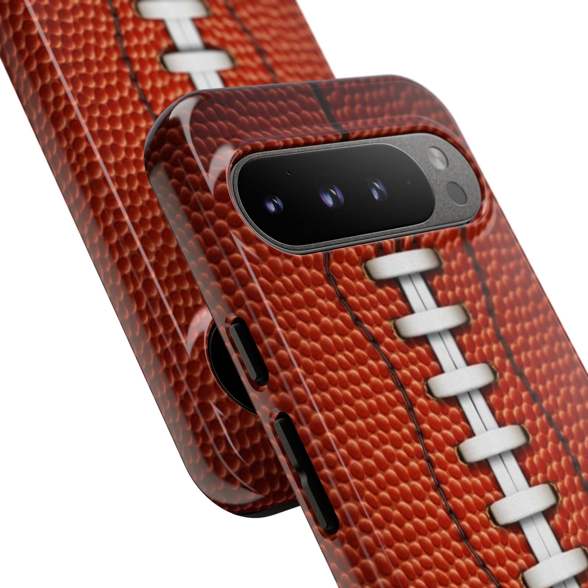 Football Pigskin Print Tough Cases for iPhones, Samsung, and Pixel