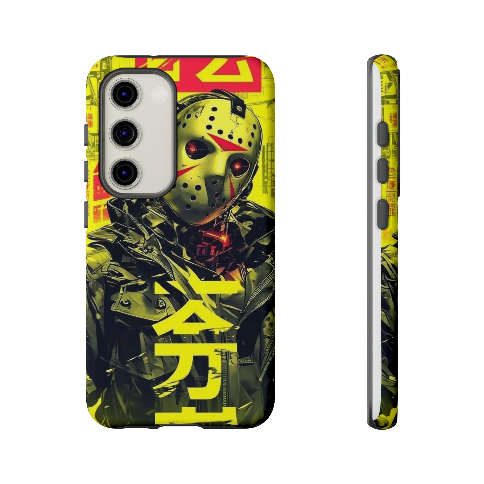 Cyberpunk X Jason Voorhees Tough Cases for iPhones, Samsung, and Pixel