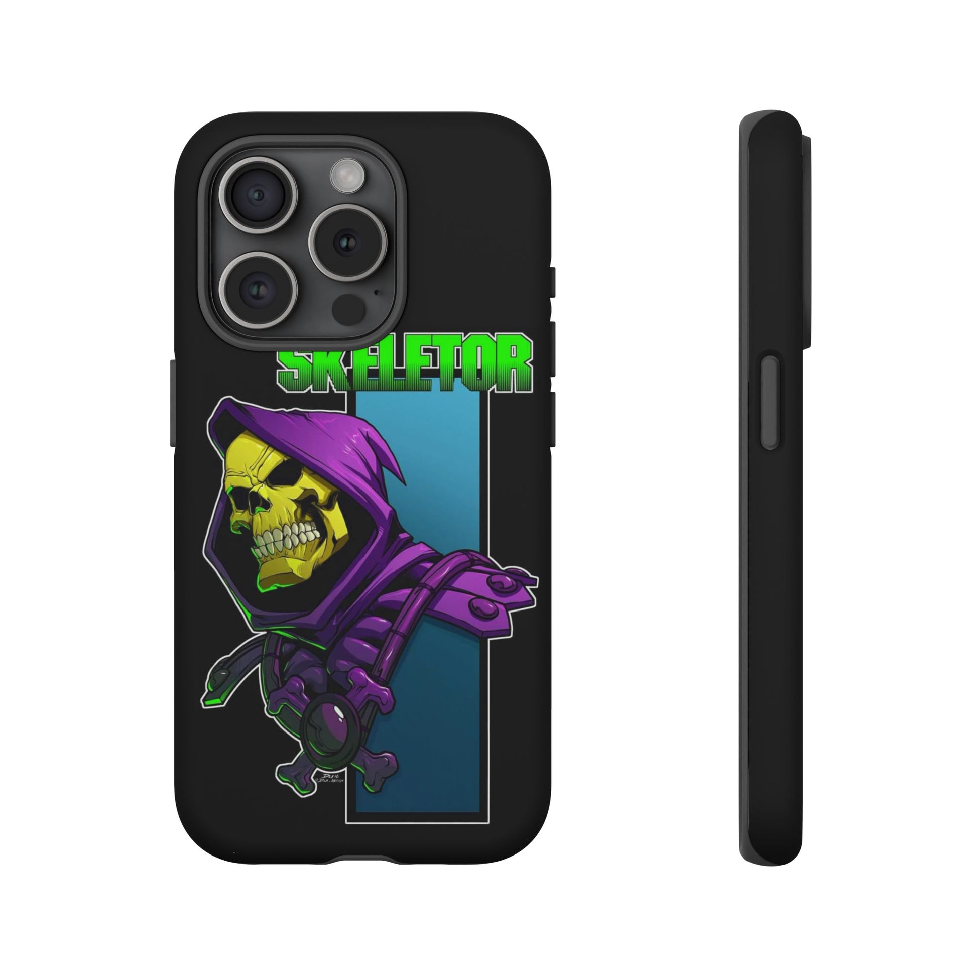 Skeletor Tough Cases for iPhones, Samsung, and Pixel
