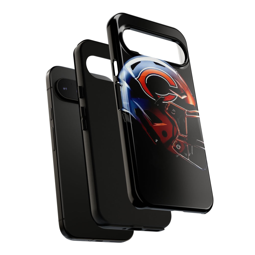 Football Helmet Chicago Bears Phone Case, Tough Cases for iPhones, Samsung, and Pixel