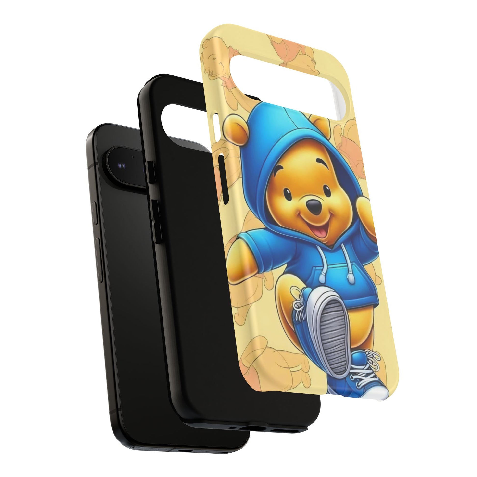 Cute Pooh Bear Phone Case, Tough Case