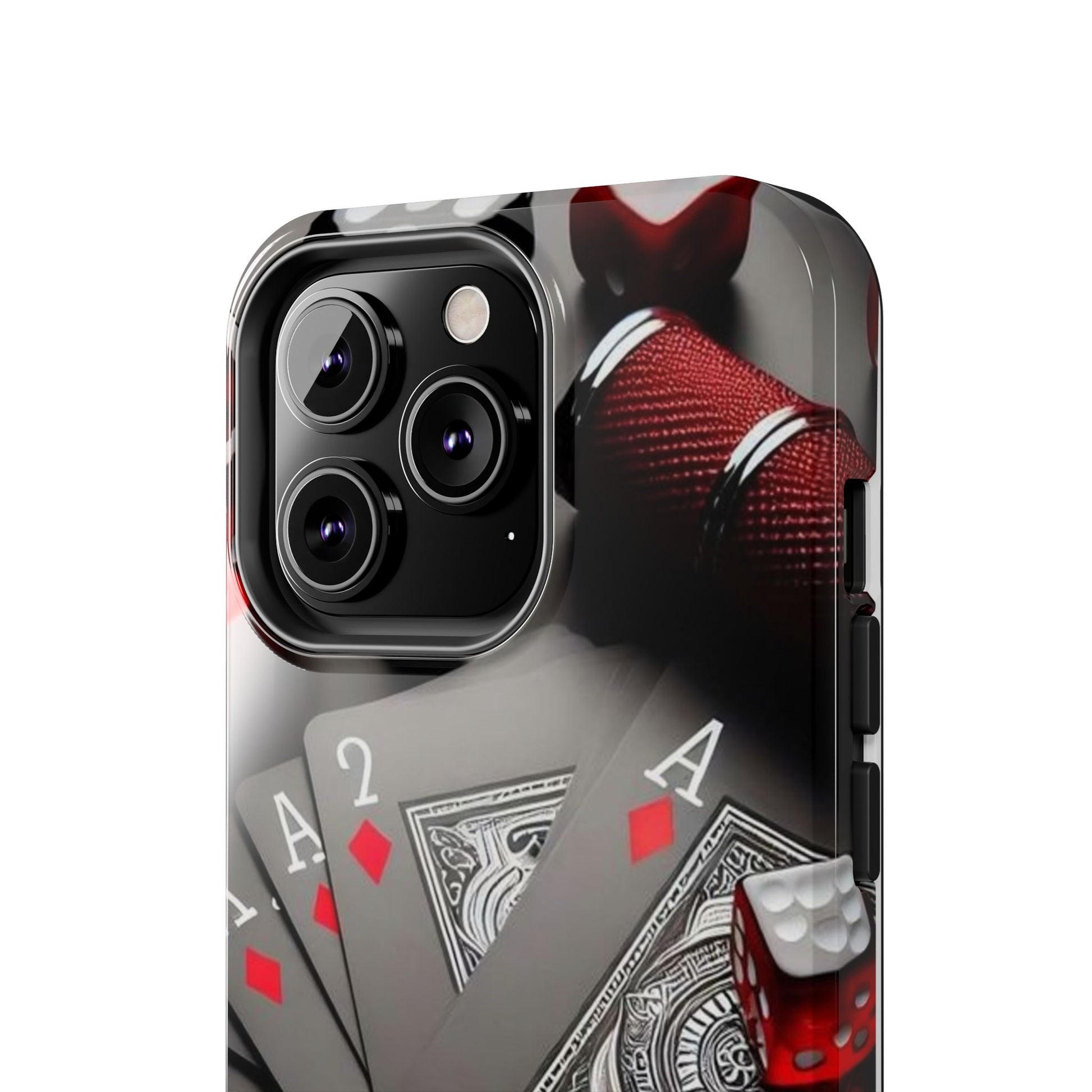 Casino Cards, Dice, and Chips Theme Phone Cases for Iphones & Samsung Phones