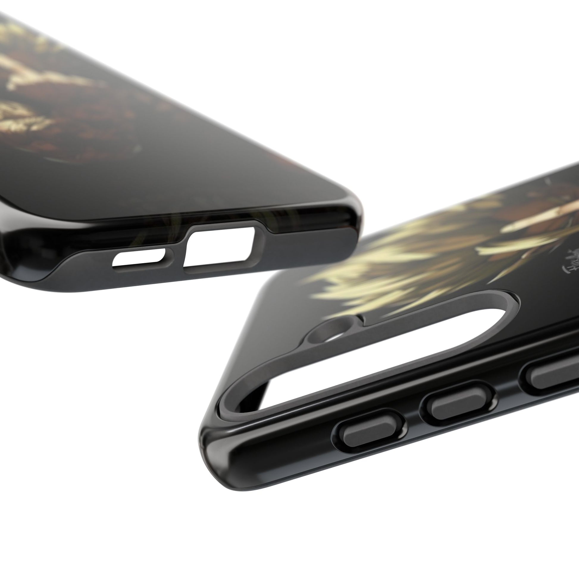 Middle Finger SS Goku Dragon Ball Z Tough Cases for iPhones, Samsung, and Pixel