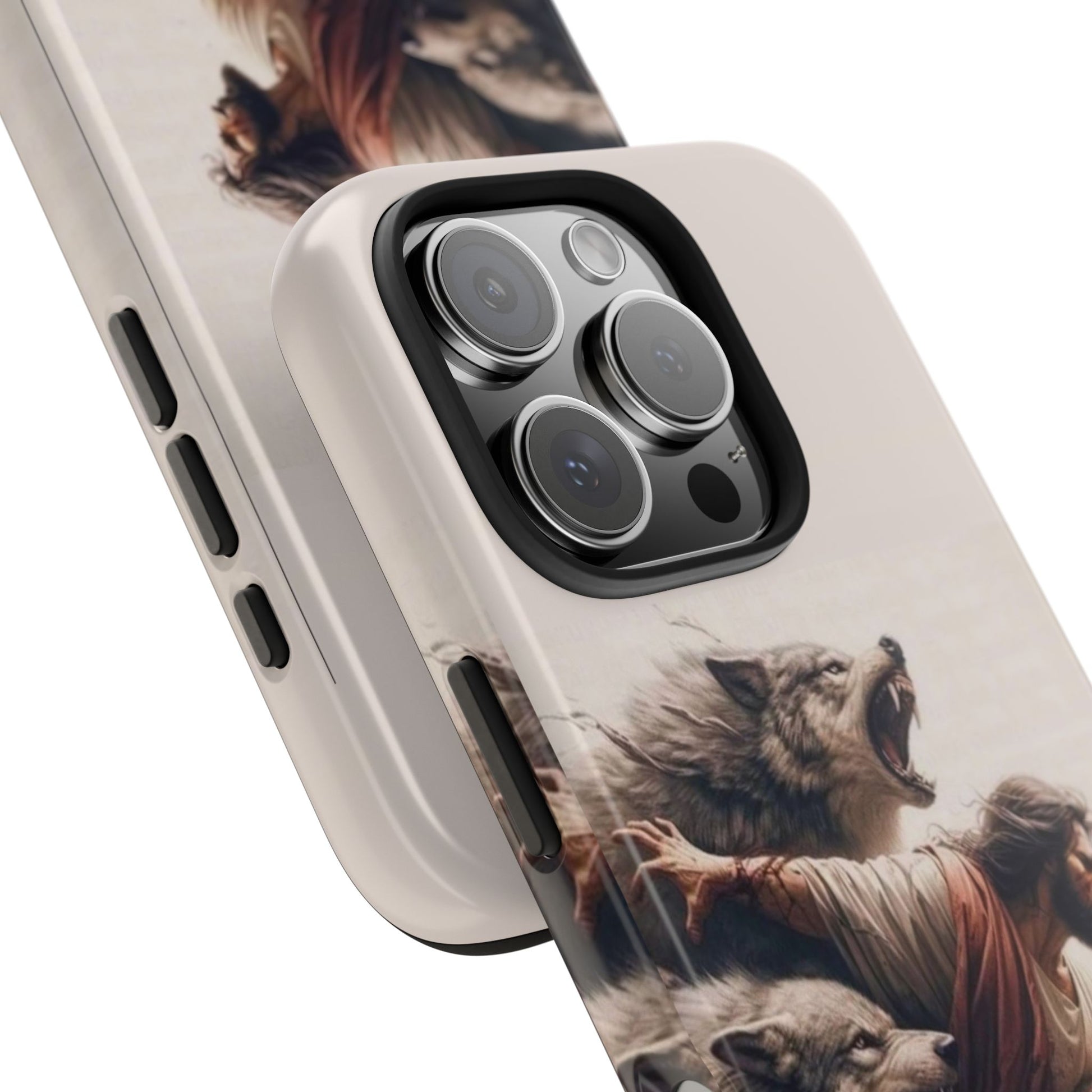 Jesus x Wolves Christian Themed Tough Phone Cases for Iphones & Samsung Phones