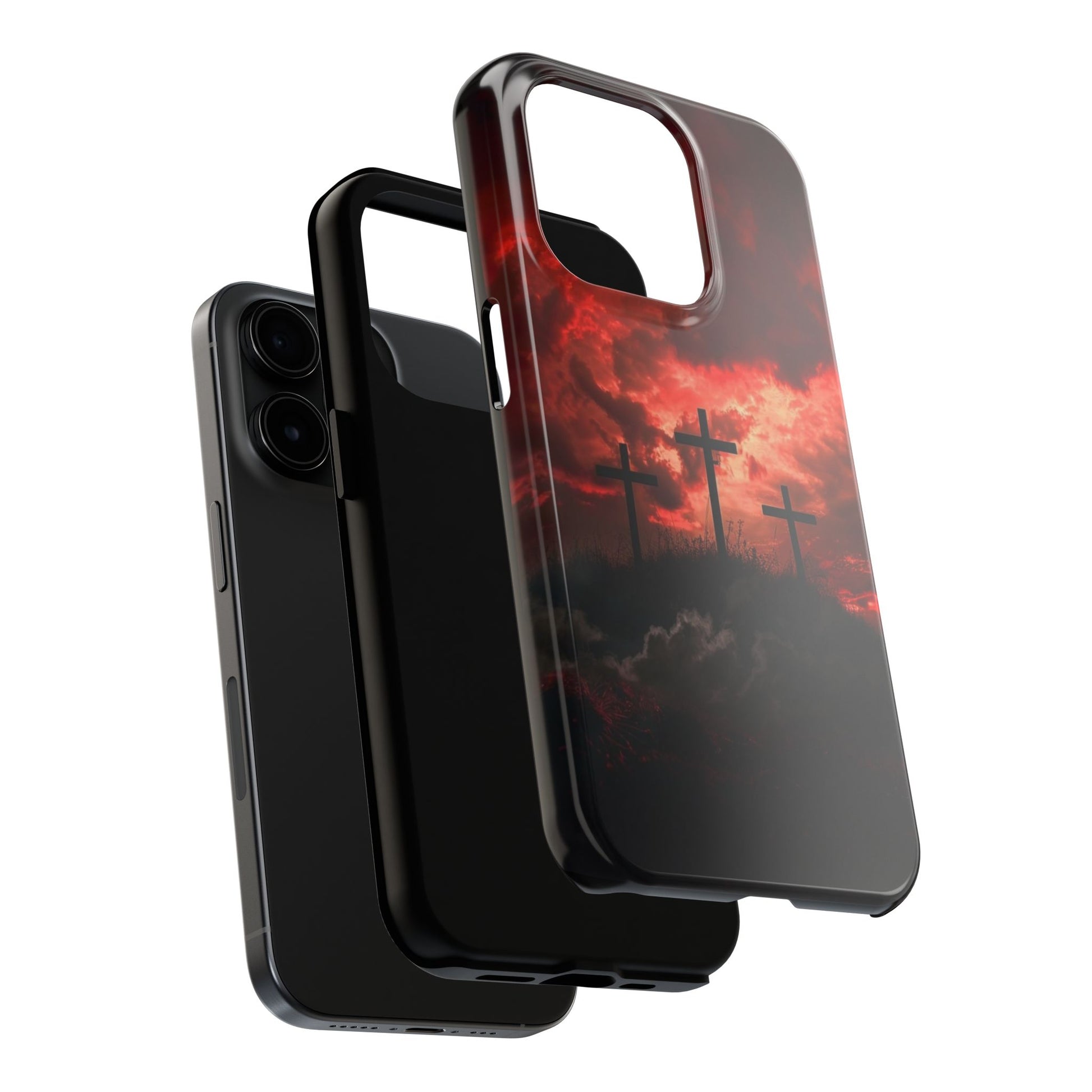 Crosses at Golgotha Christian Cases for iPhones & Samsung Phones