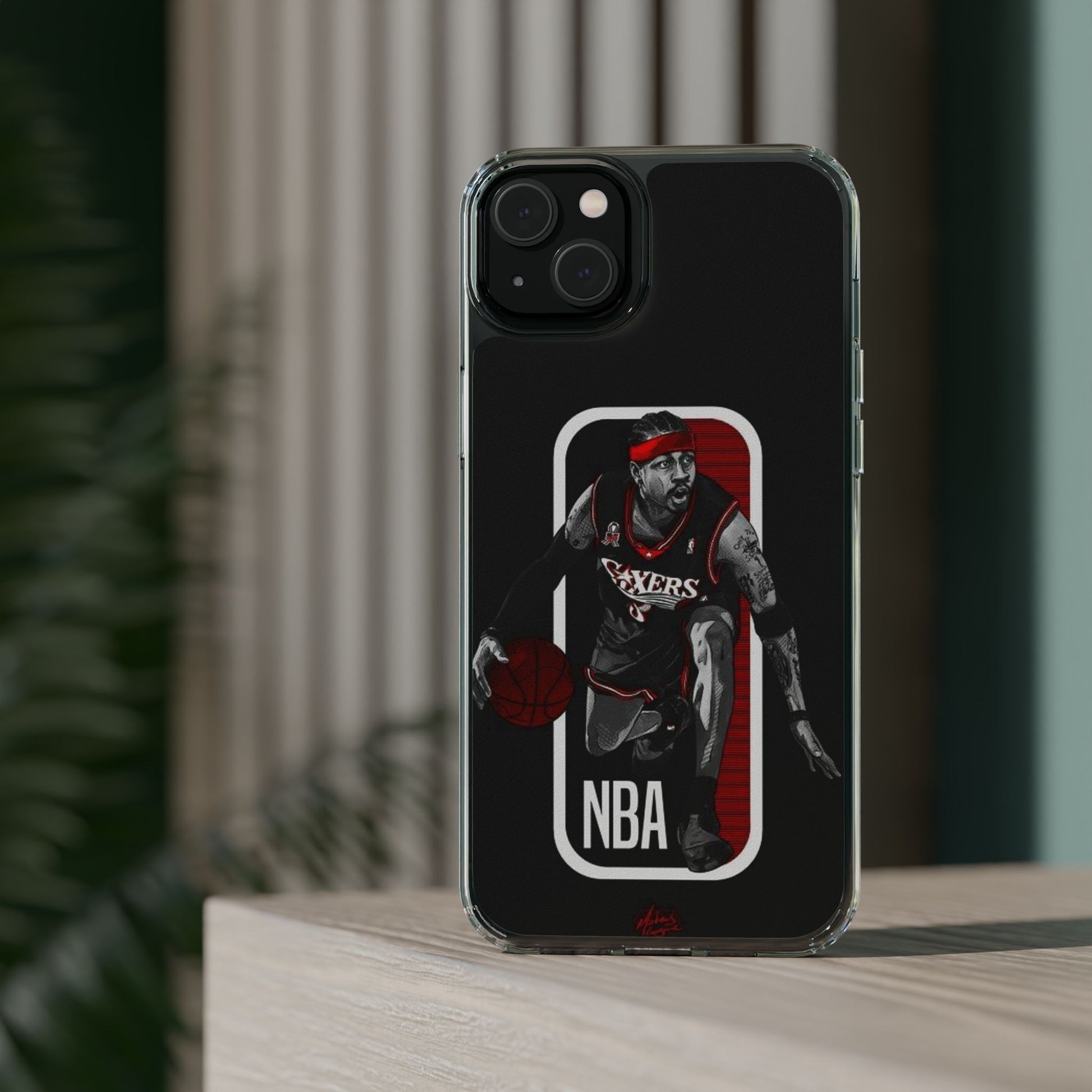 Iverson Ballin' themed Basketball Inspired design Clear Phone Cases