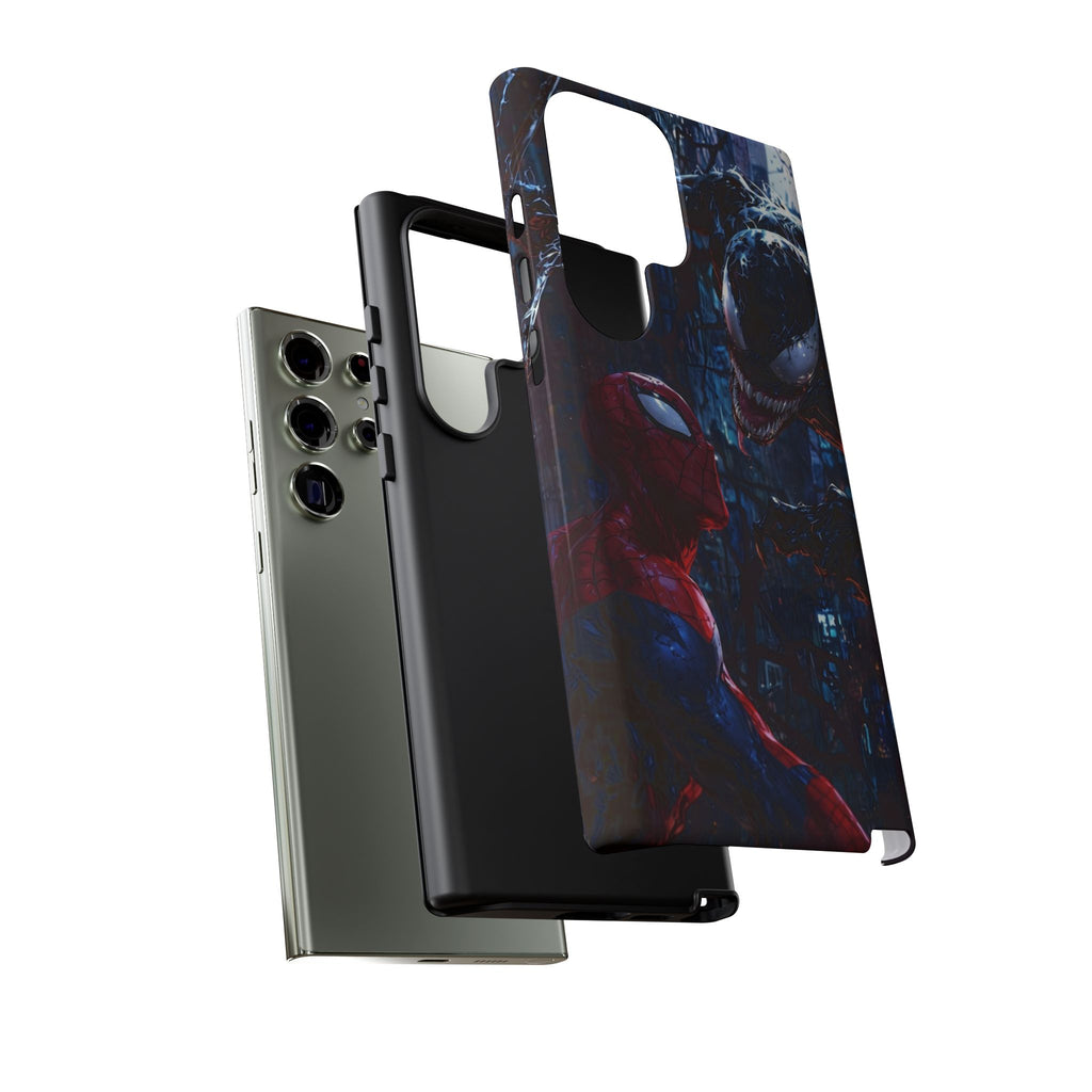 Venom x Spiderman Phone Case, Tough Cases for iPhones, Samsung, and Pixel