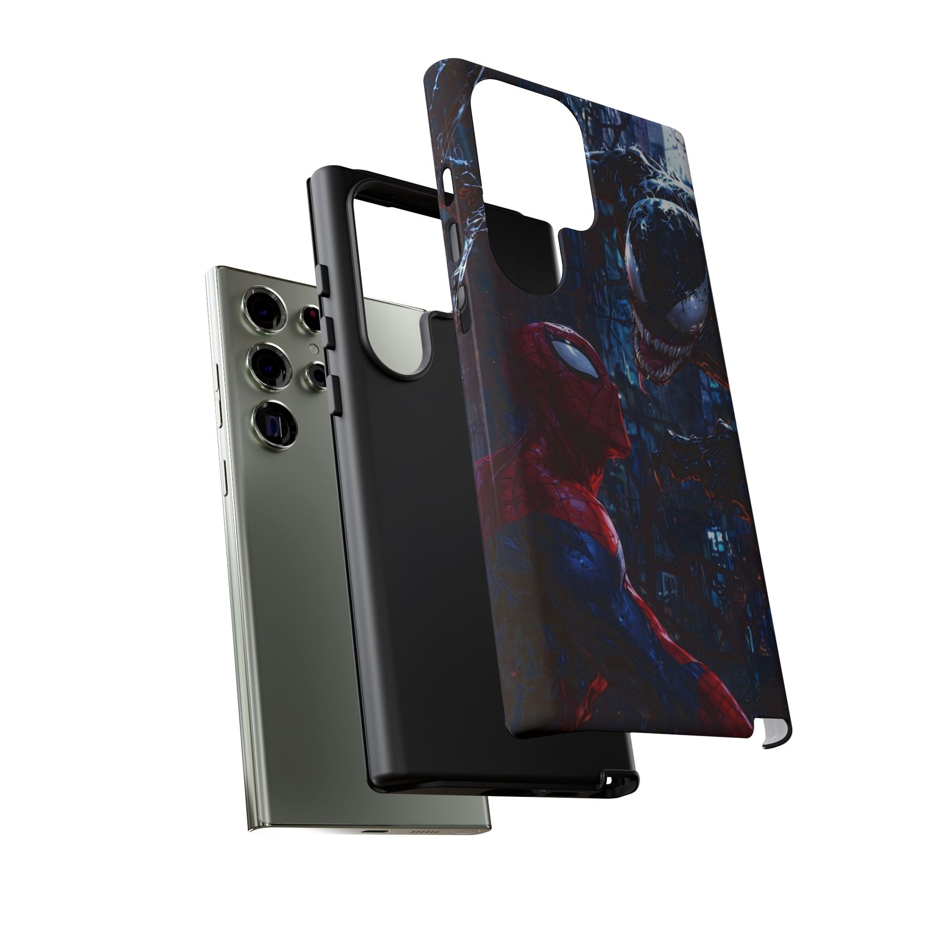 Venom x Spiderman Phone Case, Tough Cases for iPhones, Samsung, and Pixel