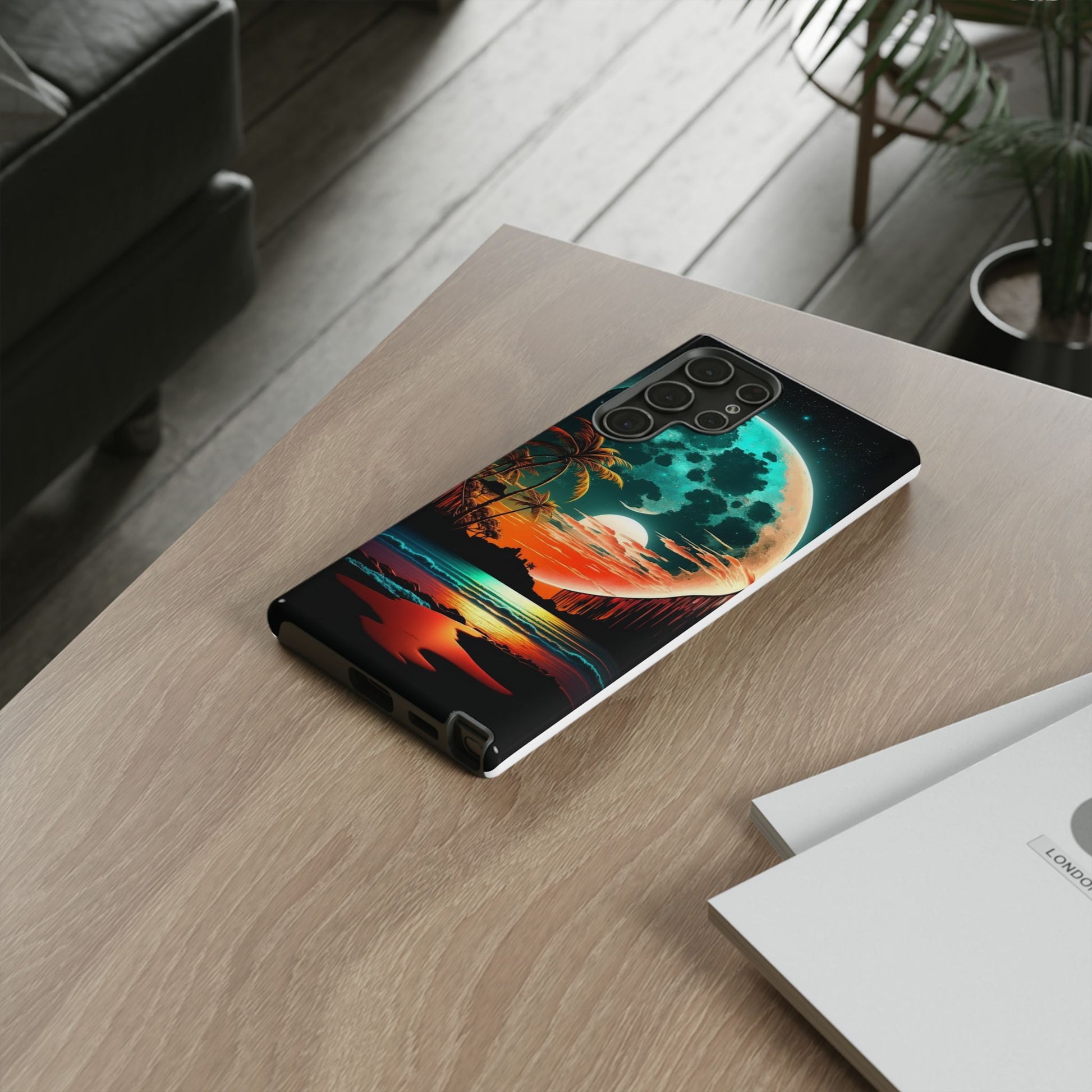 Fantasy Beach Sunset Landscape Phone Case for iPhone, Samsung Galaxy, & Pixel Phones