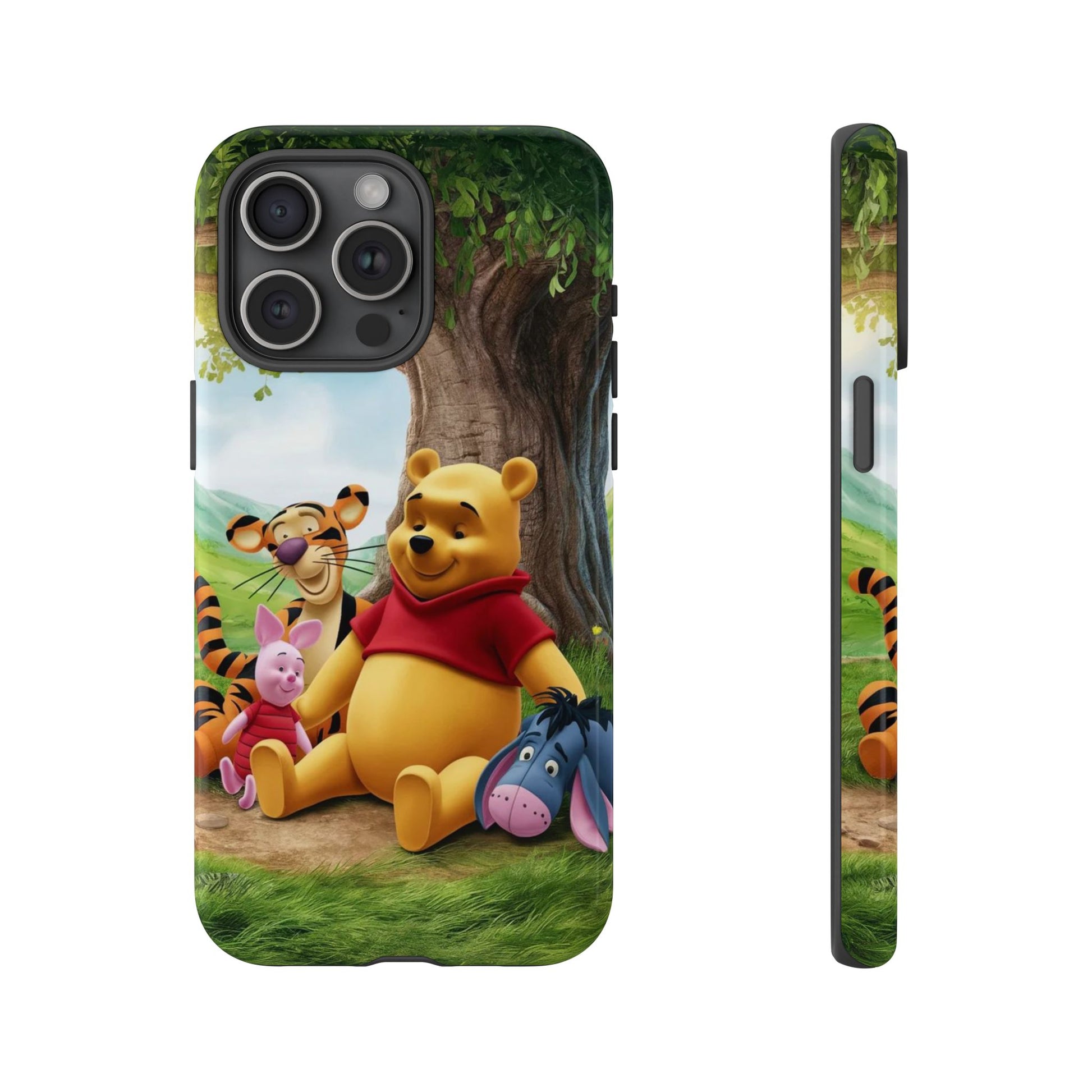 Cute Pooh Bear Phone Case, Tough Cases, Disney Phone for iPhones, Samsung, and Pixel