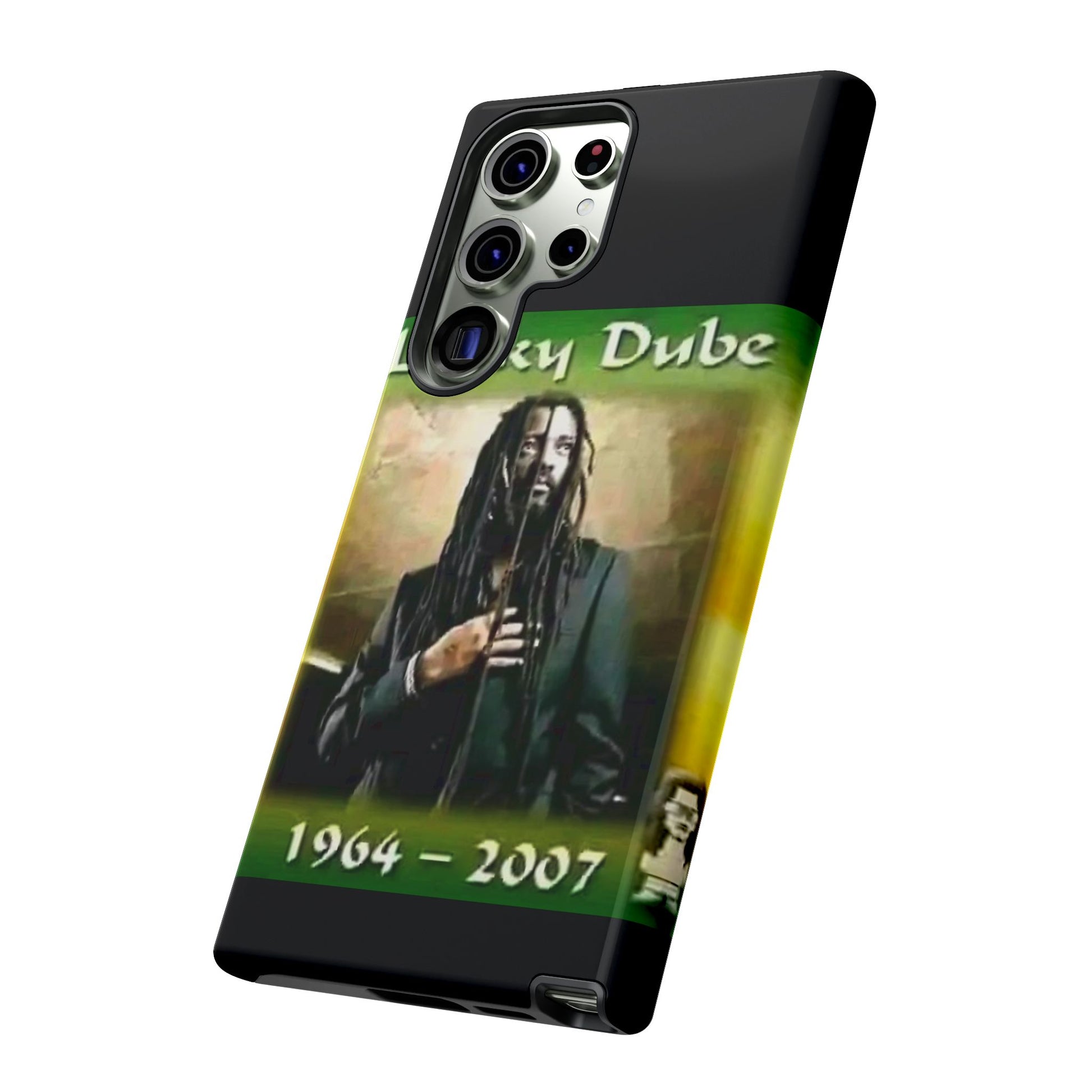 Lucky Dube Tough Cases for iPhones, Samsung, and Pixel