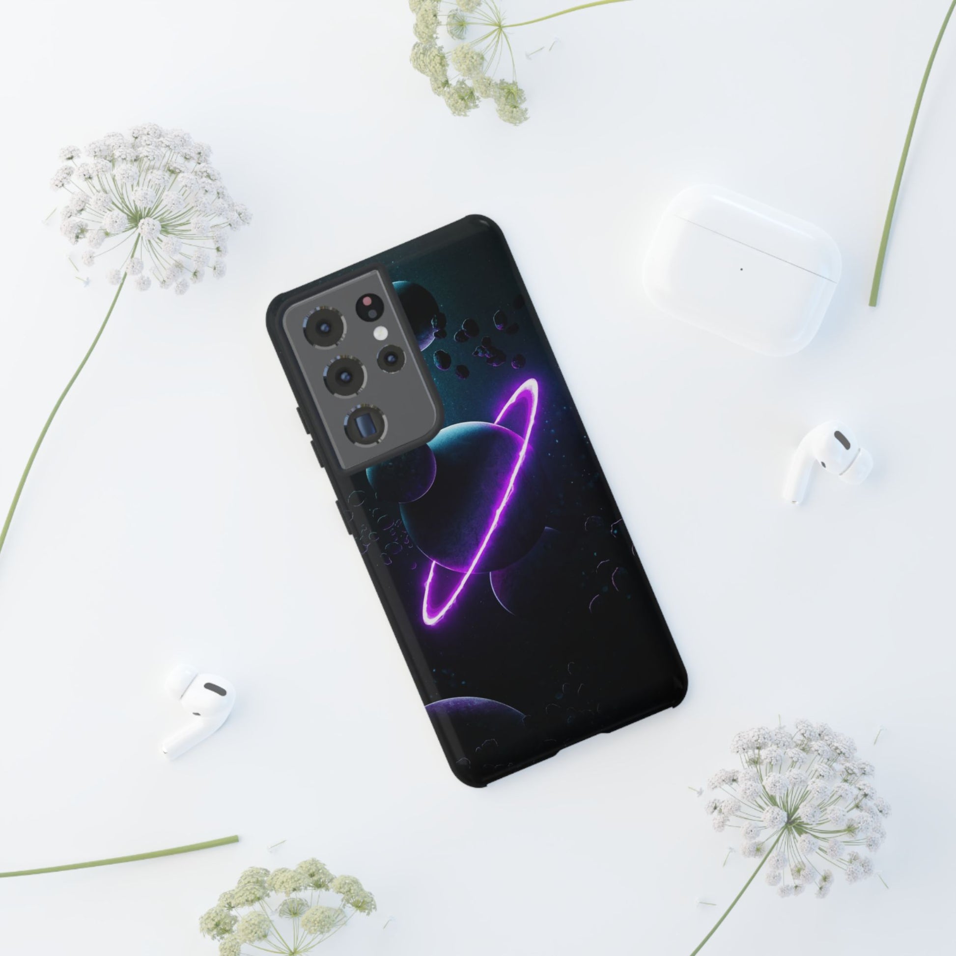 Space Themed Tough Cases for iPhones, Samsung, and Pixel