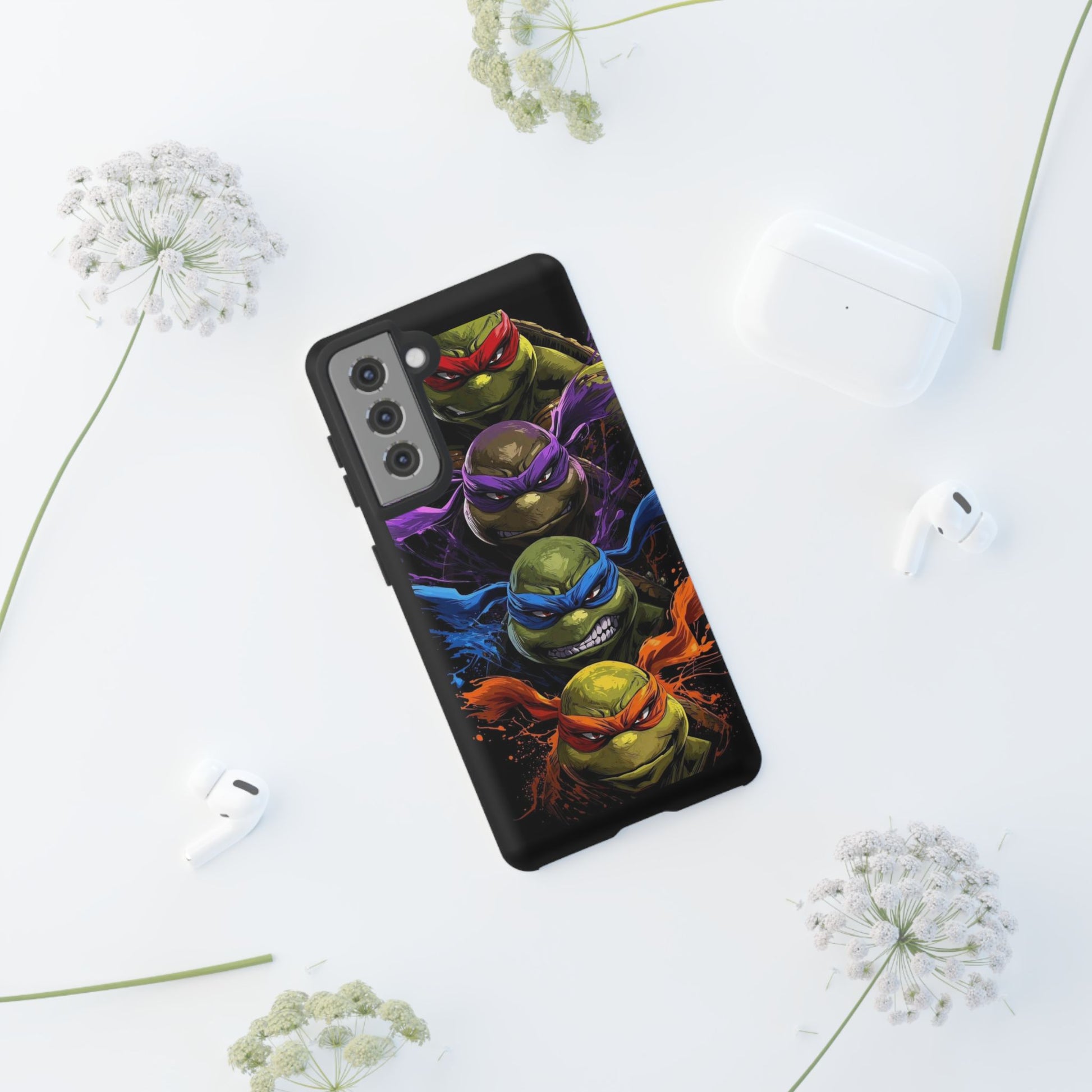 Ninja Turtles Tough Cases for iPhones, Samsung, and Pixel