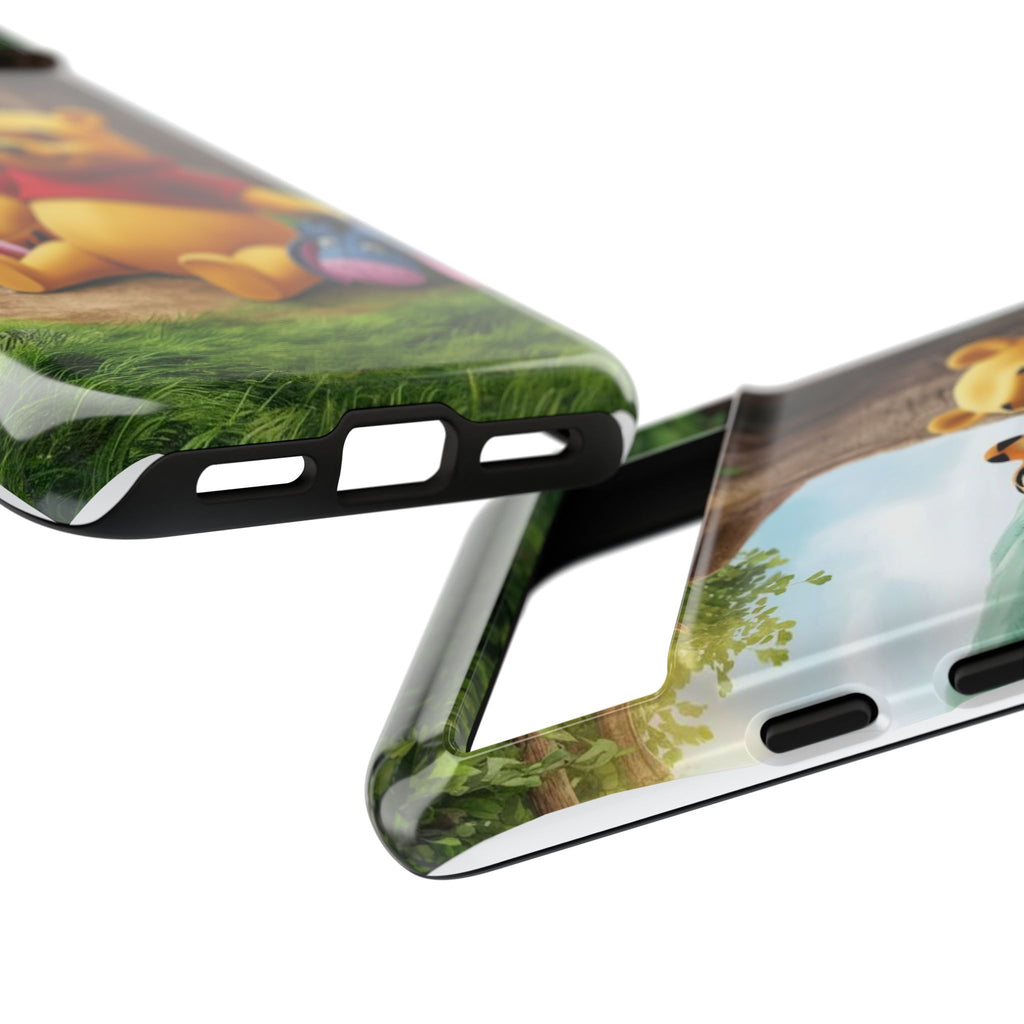 Cute Pooh Bear Phone Case, Tough Cases, Disney Phone for iPhones, Samsung, and Pixel
