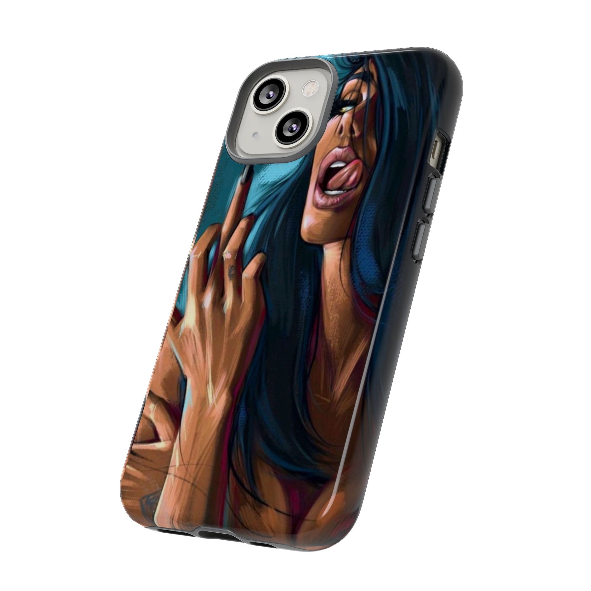 Tough Girl Theme Urban Design Cases for iPhones, Samsung, and Pixel