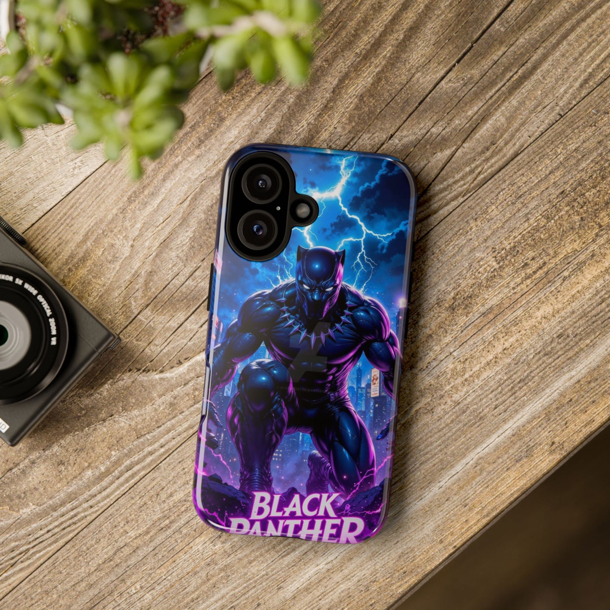 Black Panther Phone Case, Tough Cases for iPhones, Samsung, and Pixel