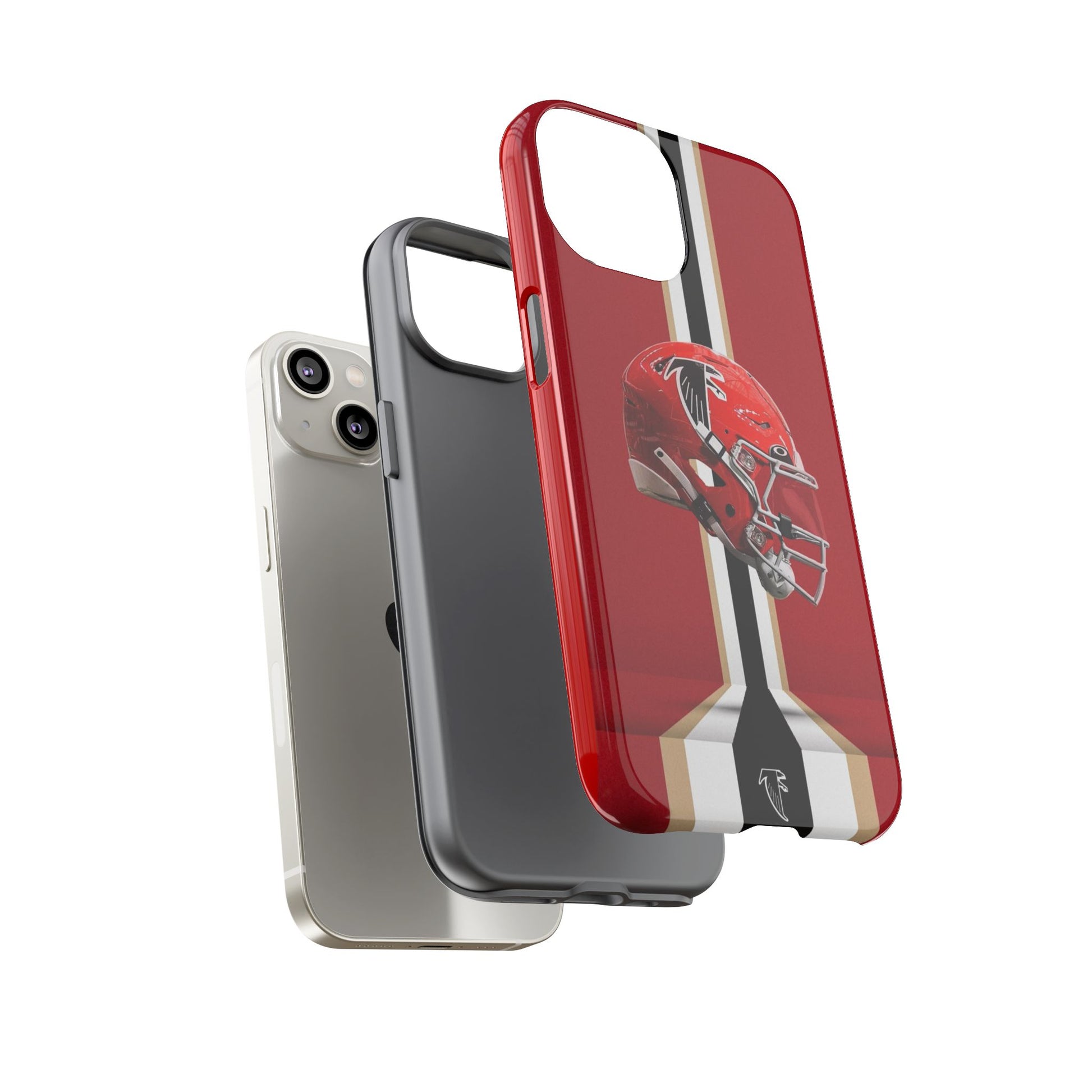 Atlanta Falcons Football Helmet Logo Tough Cases for iPhones, Samsung, and Pixel