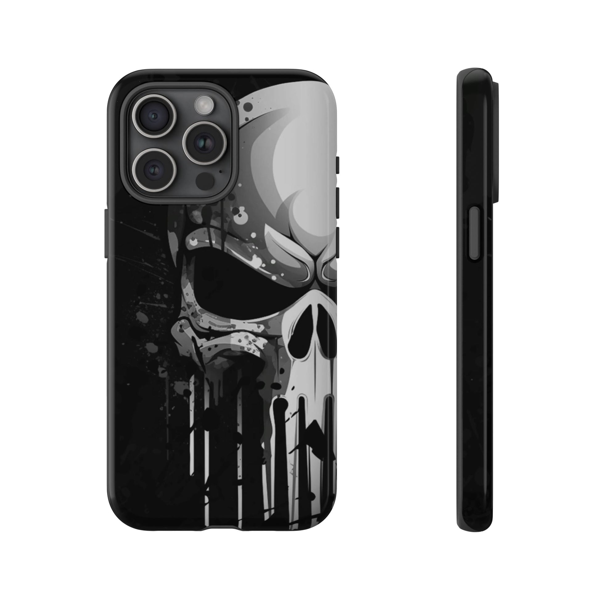 Punisher Skull Tough Cases for iPhones, Samsung, and Pixel